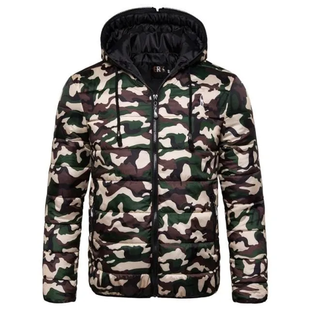 2020 New Waterproof Winter Jacket Men Hoodied Parka Men Warm Winter Coat Men Thicken Zipper Camouflage Mens Jackets