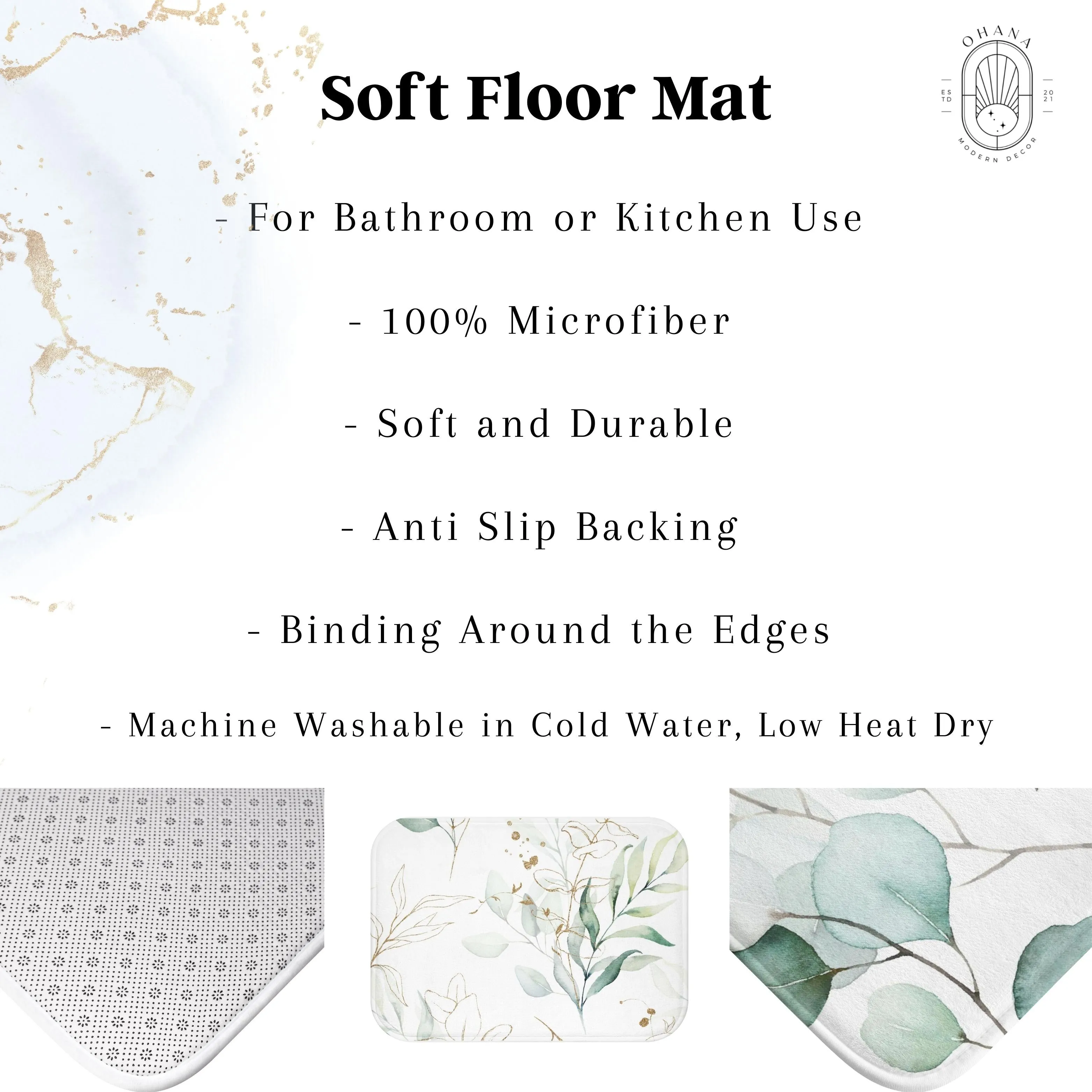 Abstract Bath Mat | Pastel Blush Pink