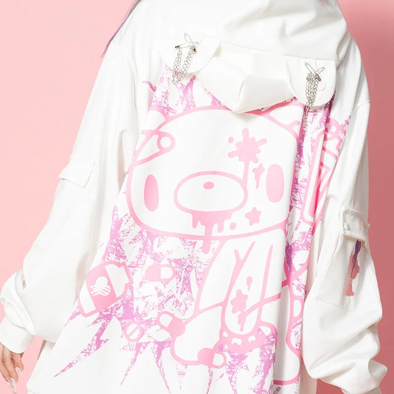 ACDC RAG & Gloomy Bear pastel mesh hoodie