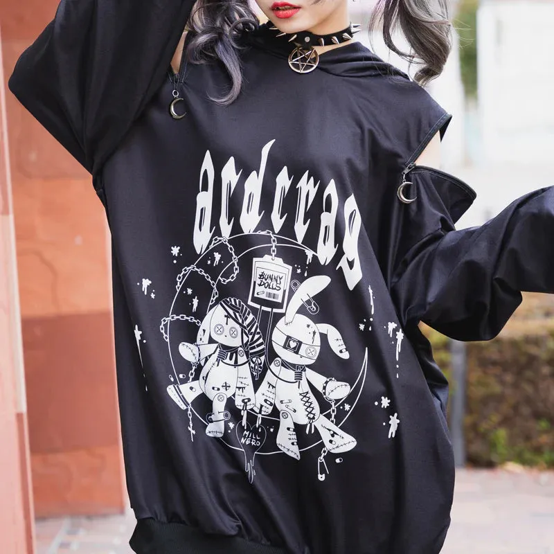 ACDC RAG Moon Bunny Dolls hoodie