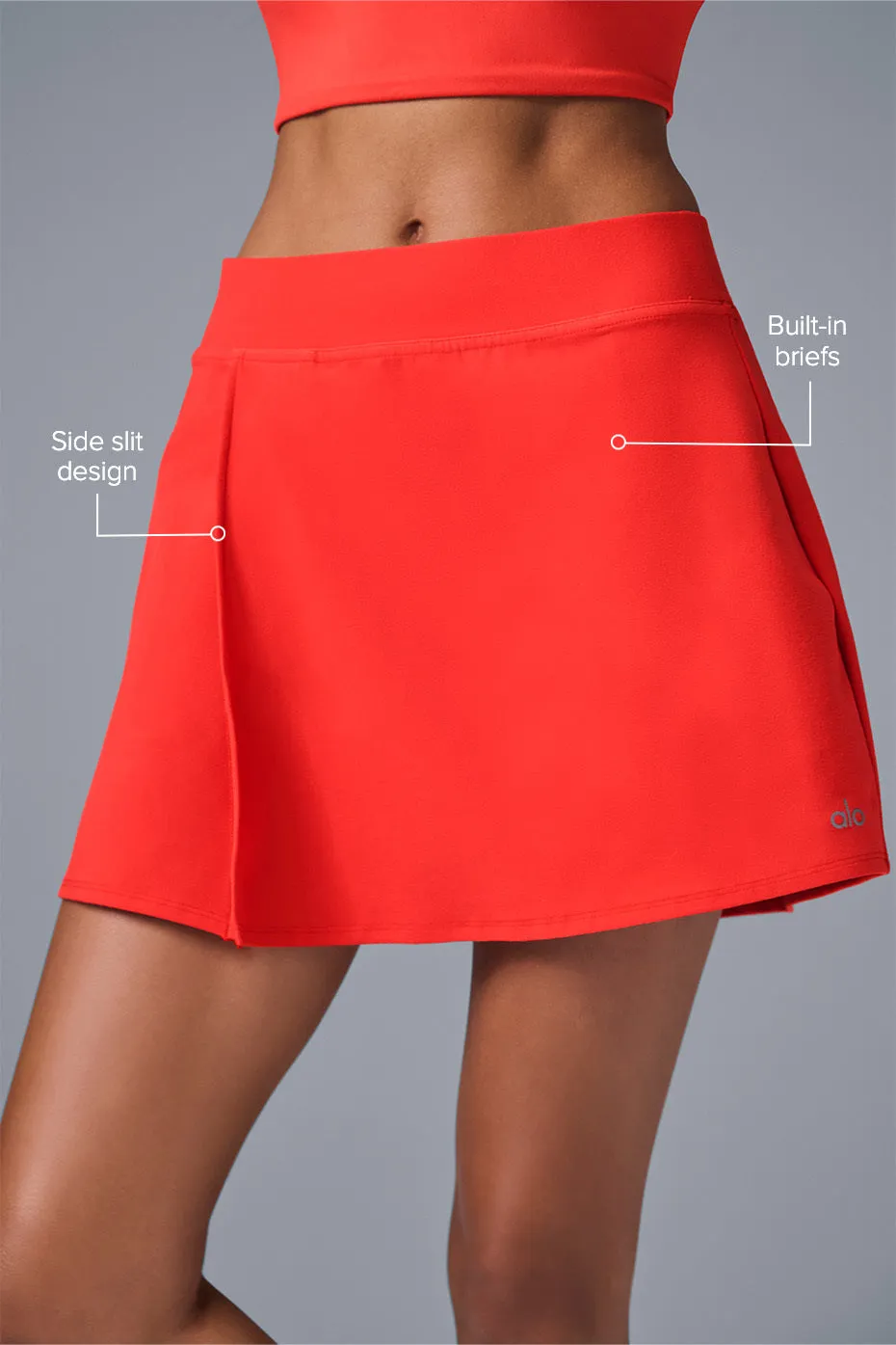 Alosoft Backspin Skirt - Red Hot Summer