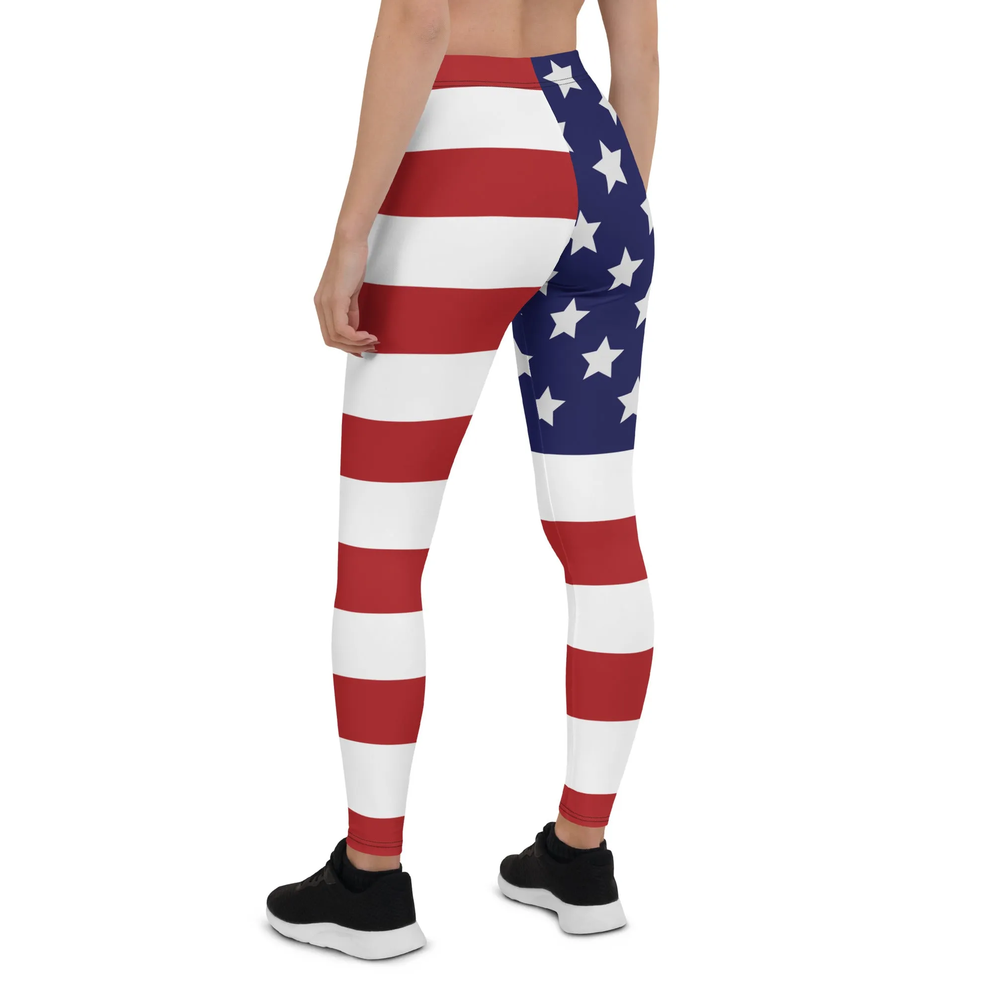 American Flag Leggings