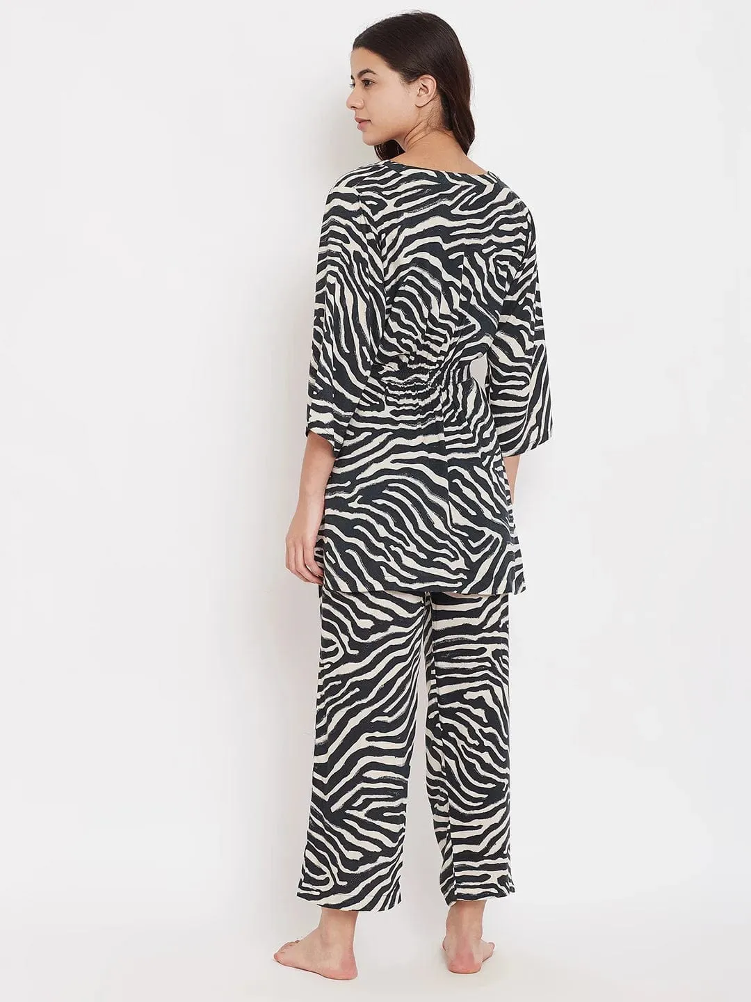 Animal Printed 2 Piece Pyjama Set ( Clearance - Final Sale)