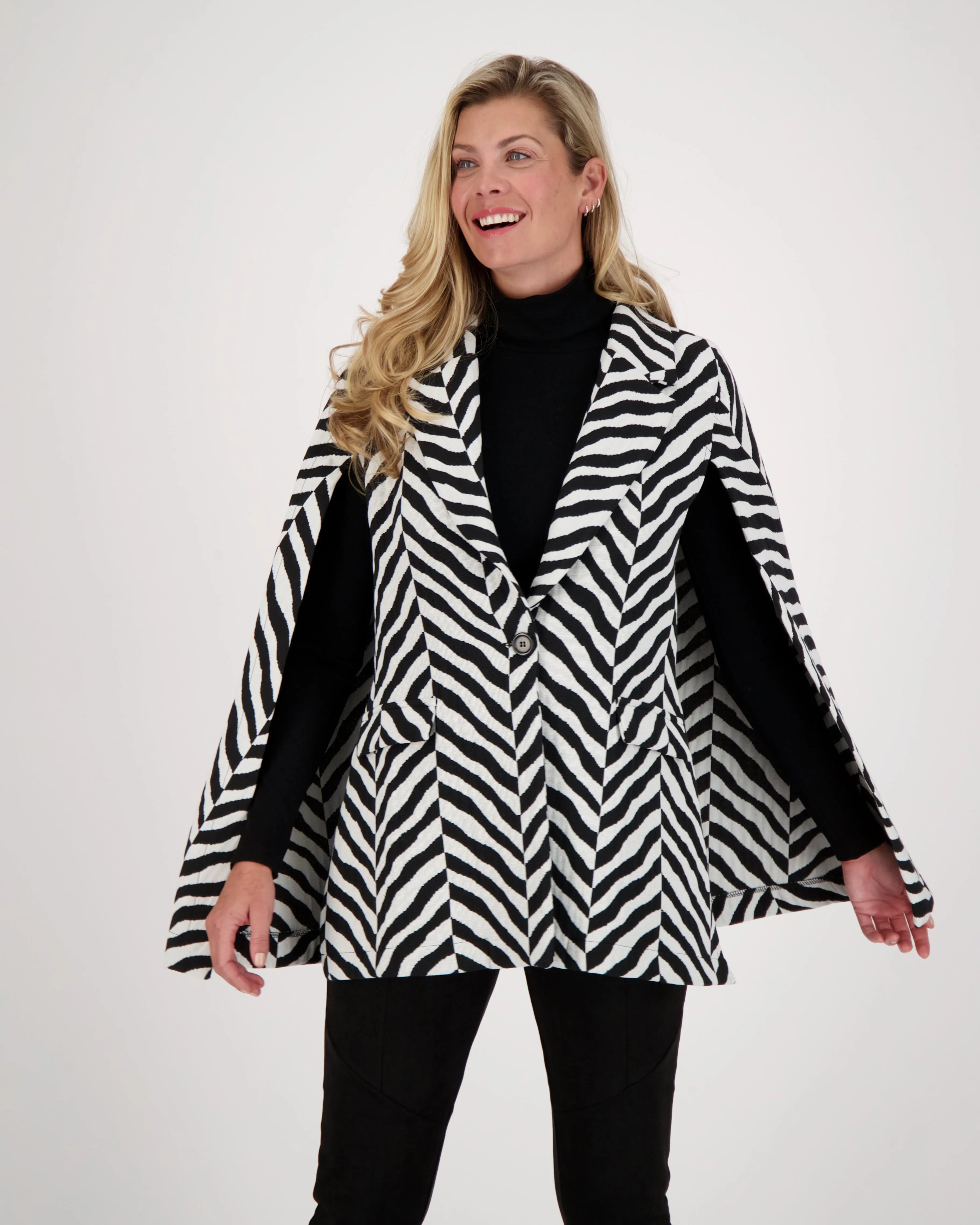 Animilier Tailored Cape Blazer Co-Ord