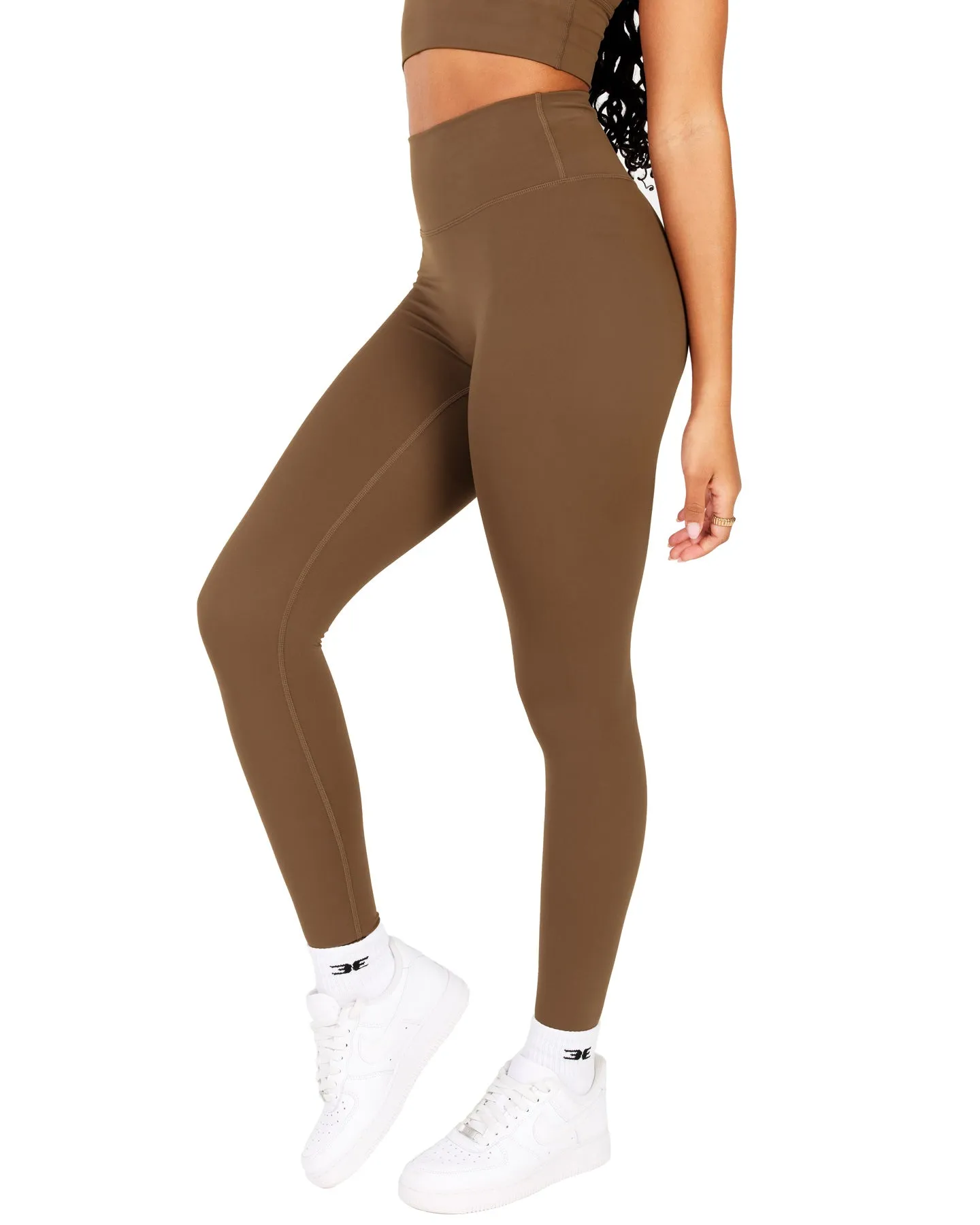 Aura SF Leggings - Cafe Latte