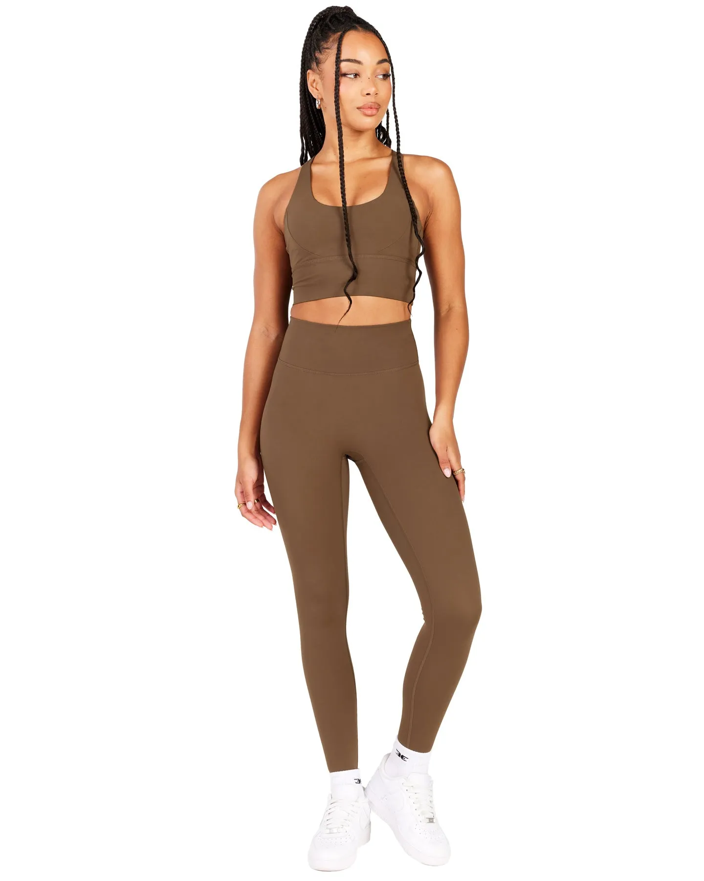 Aura SF Leggings - Cafe Latte