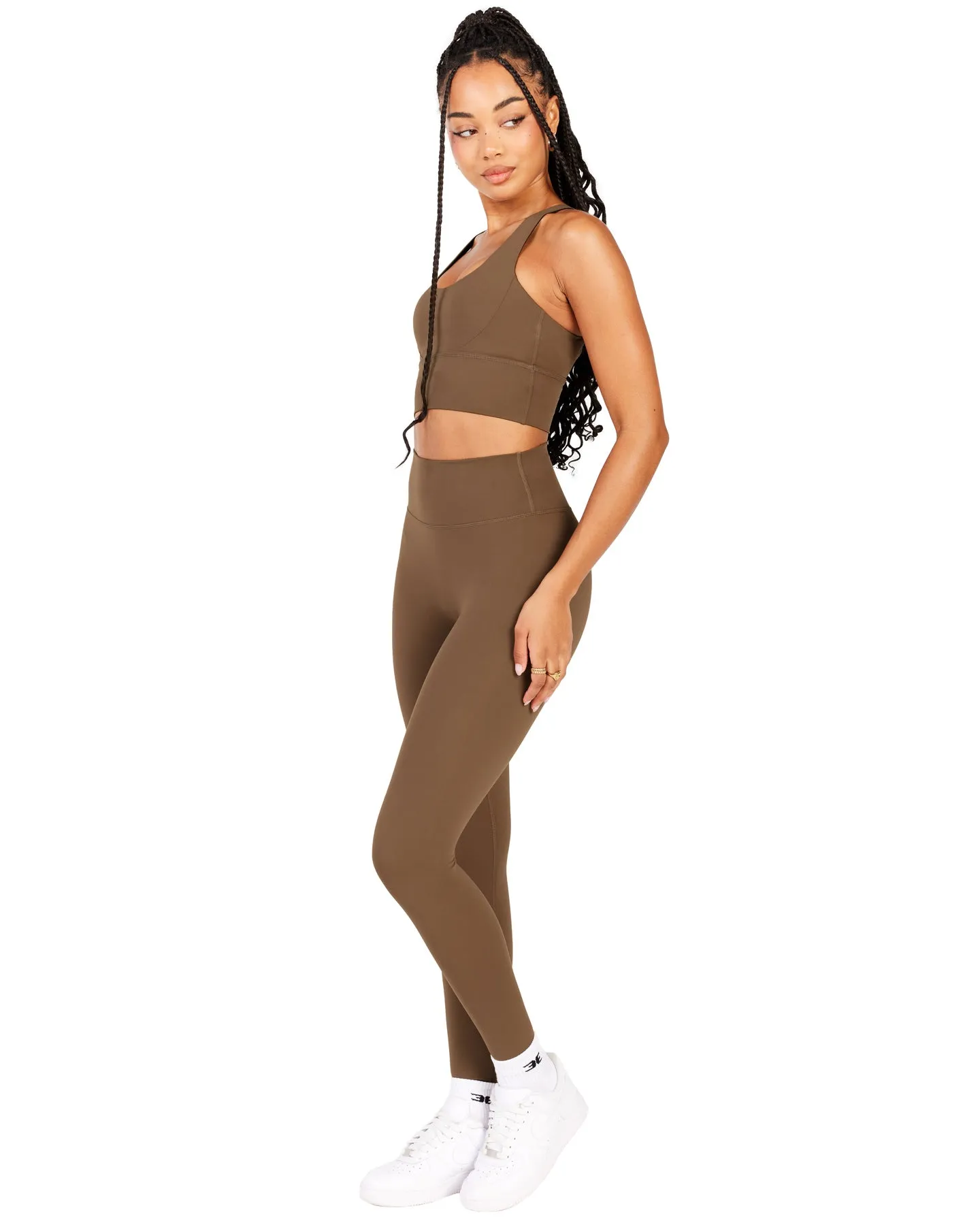 Aura SF Leggings - Cafe Latte