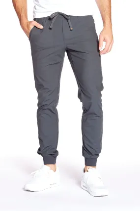 AXEL - Pull-On Jogger with Elasticized Waist & Cuffs - Charcoal