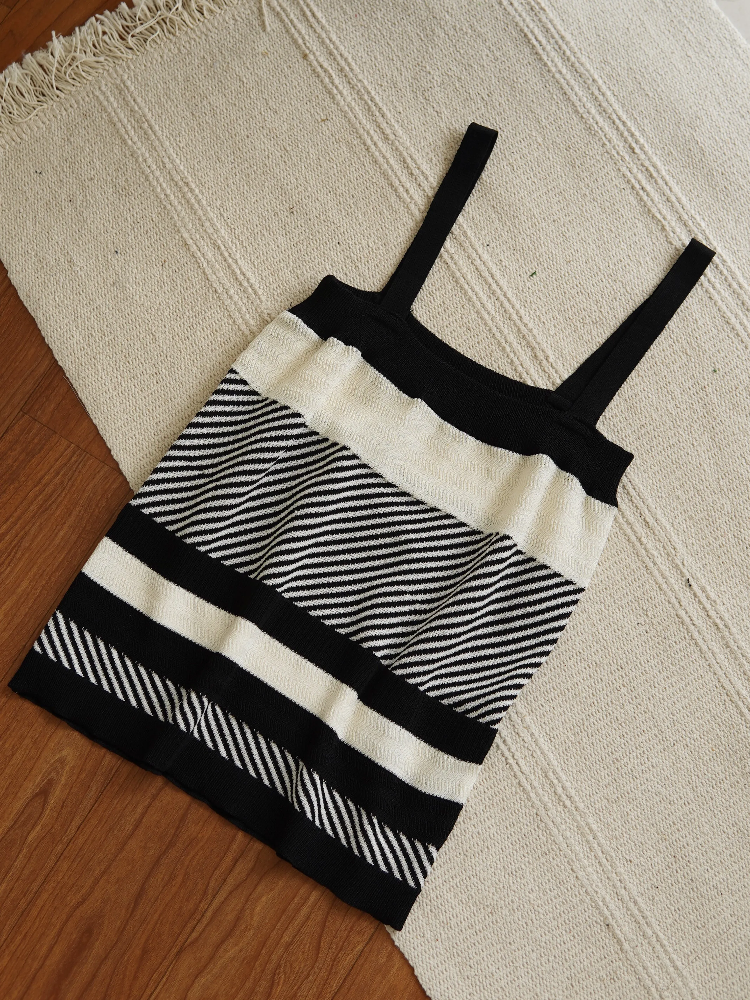 B&W Knit Tank