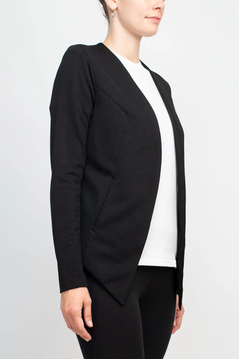 BCBG Generation open front long sleeve tuxedo blazer