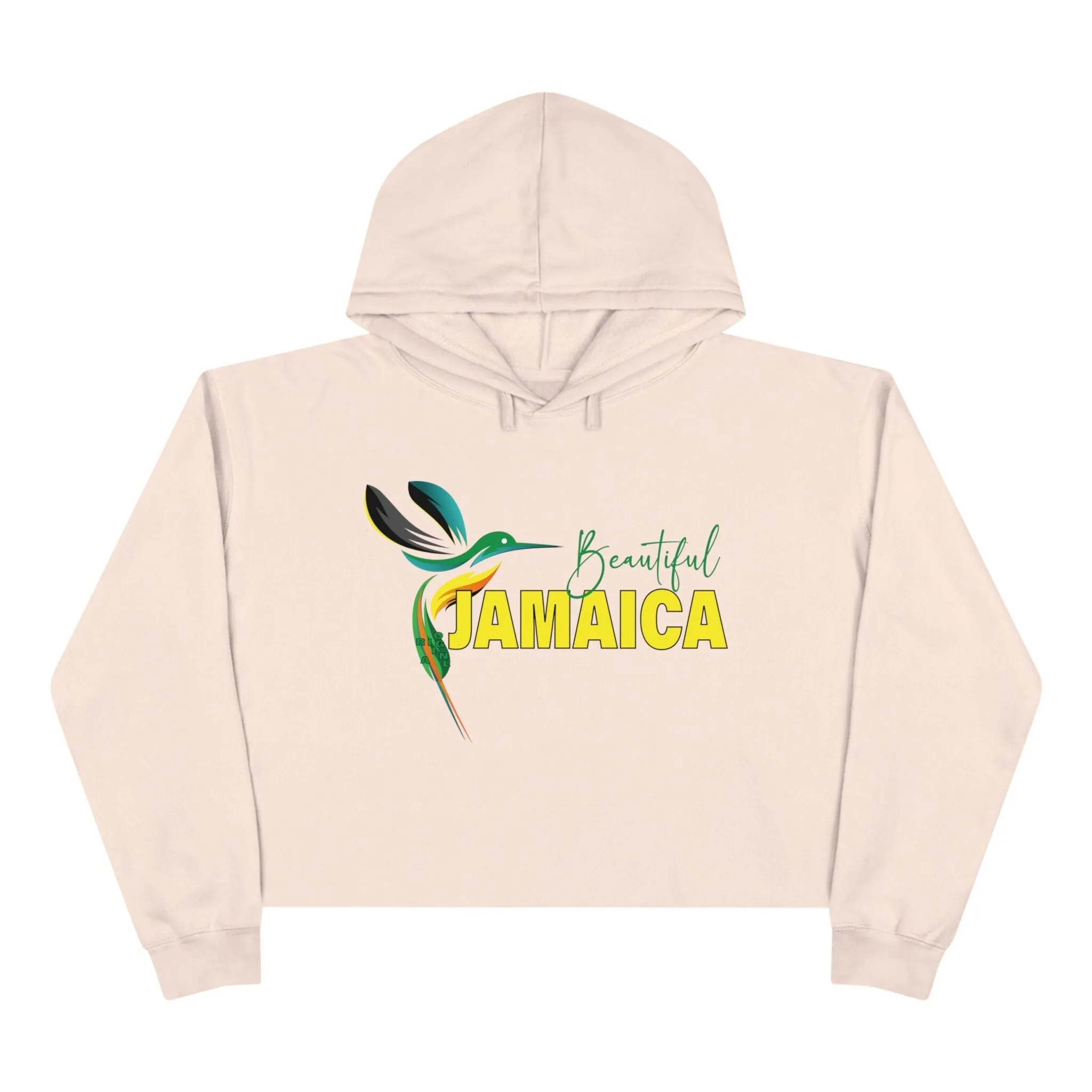 Beautiful Jamaica Crop top hoodie | Oversize Men Dress Shirt Big Women Unique hoodie| Unisex Slim fit Jersey