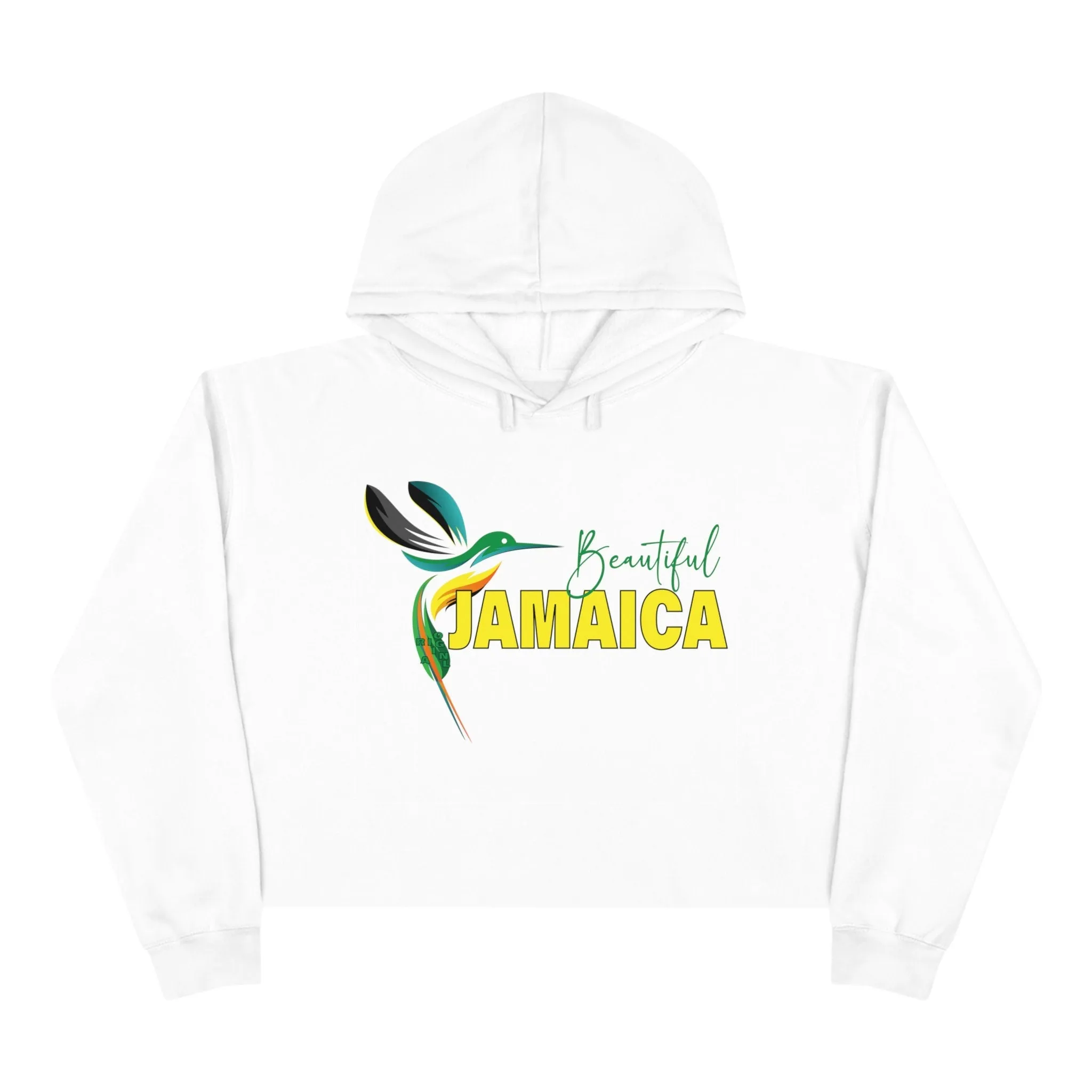 Beautiful Jamaica Crop top hoodie | Oversize Men Dress Shirt Big Women Unique hoodie| Unisex Slim fit Jersey