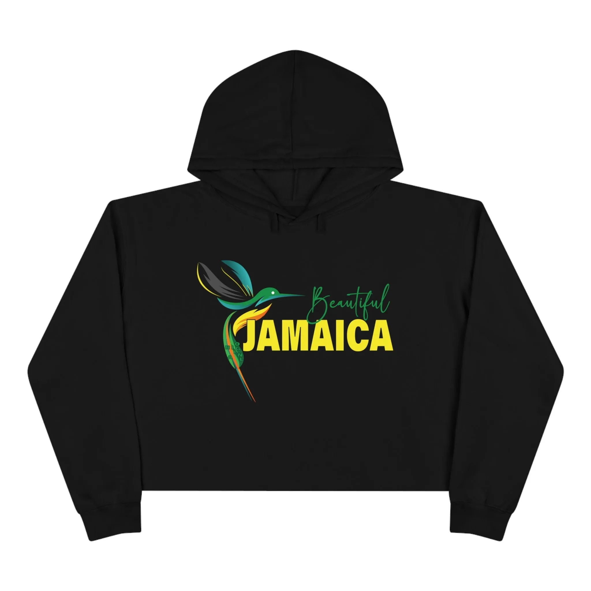 Beautiful Jamaica Crop top hoodie | Oversize Men Dress Shirt Big Women Unique hoodie| Unisex Slim fit Jersey