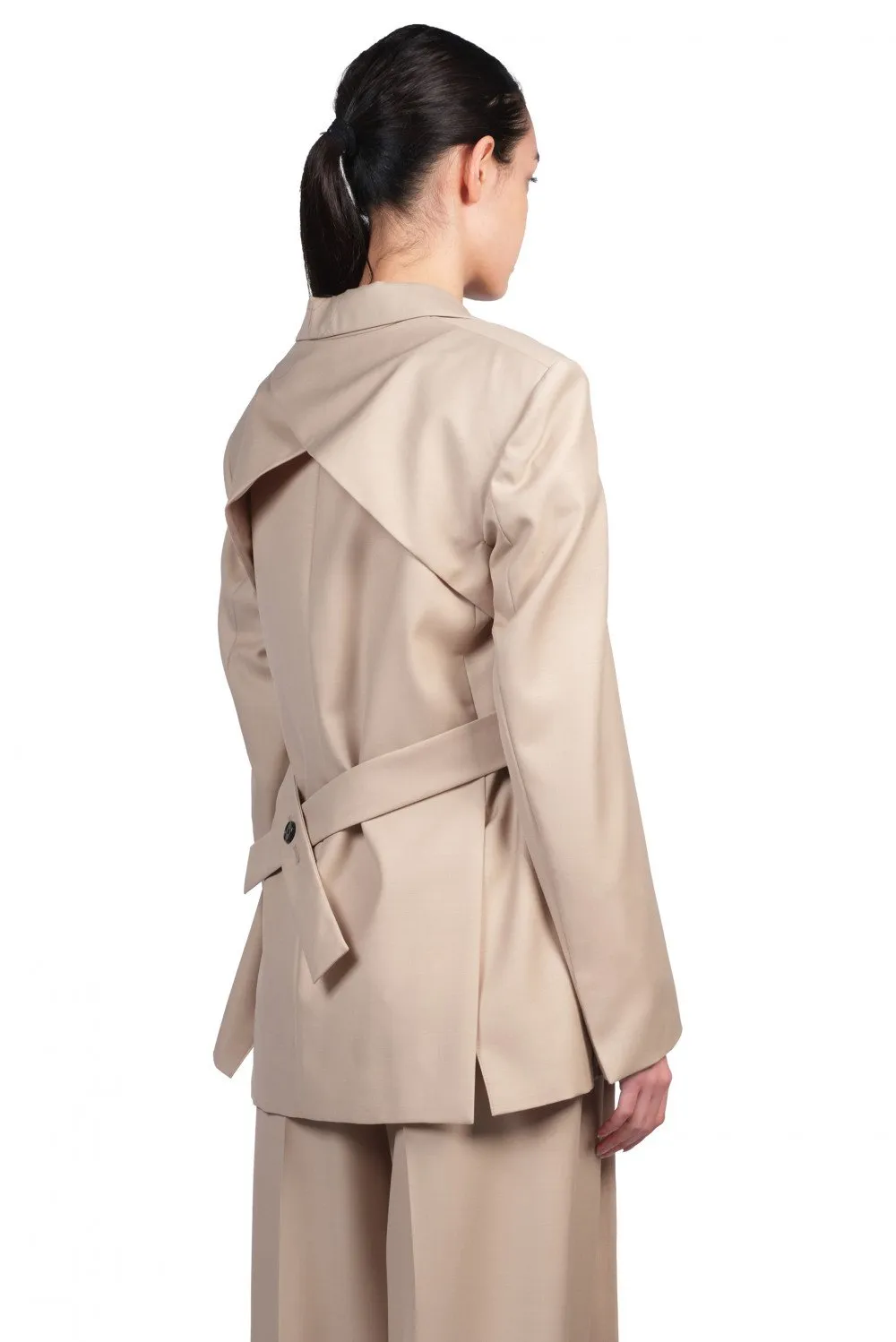 Beige Elle Blazer