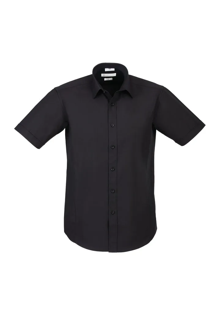 Berlin Mens Short Sleeved Dress Shirt