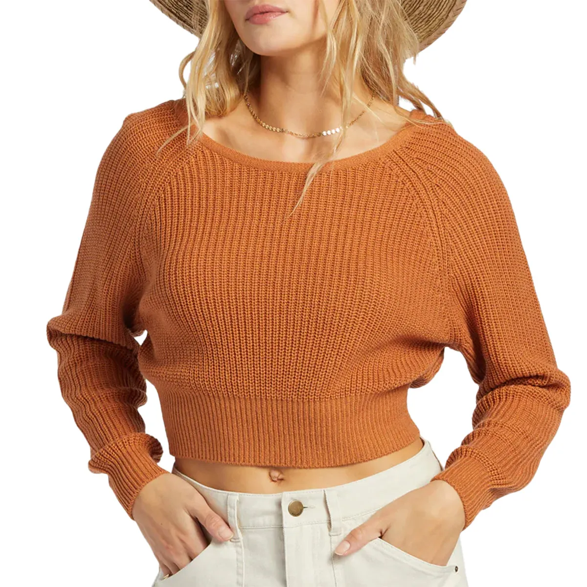 Billabong Women's Sun Soaked Crop Sweater