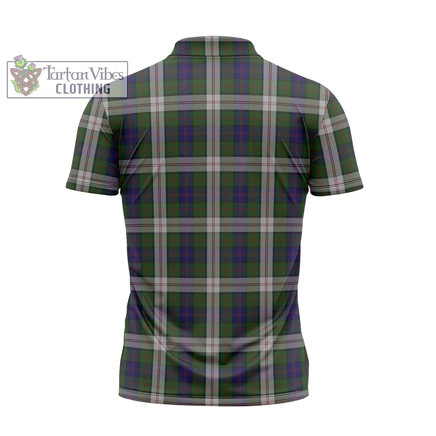 Blair Dress Tartan Zipper Polo Shirt