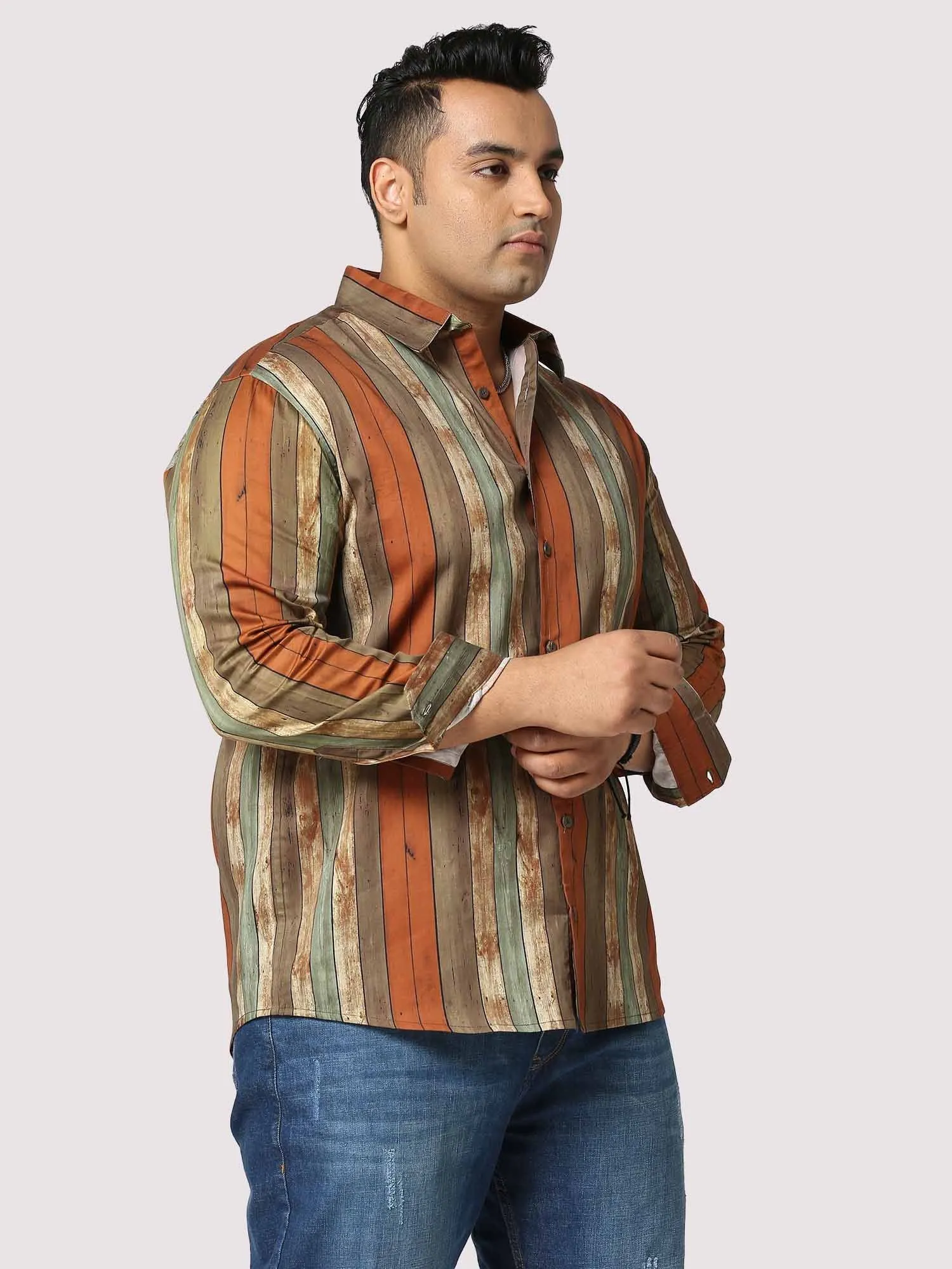 Blaze Digital Printed Full Sleeve Men's Plus Size