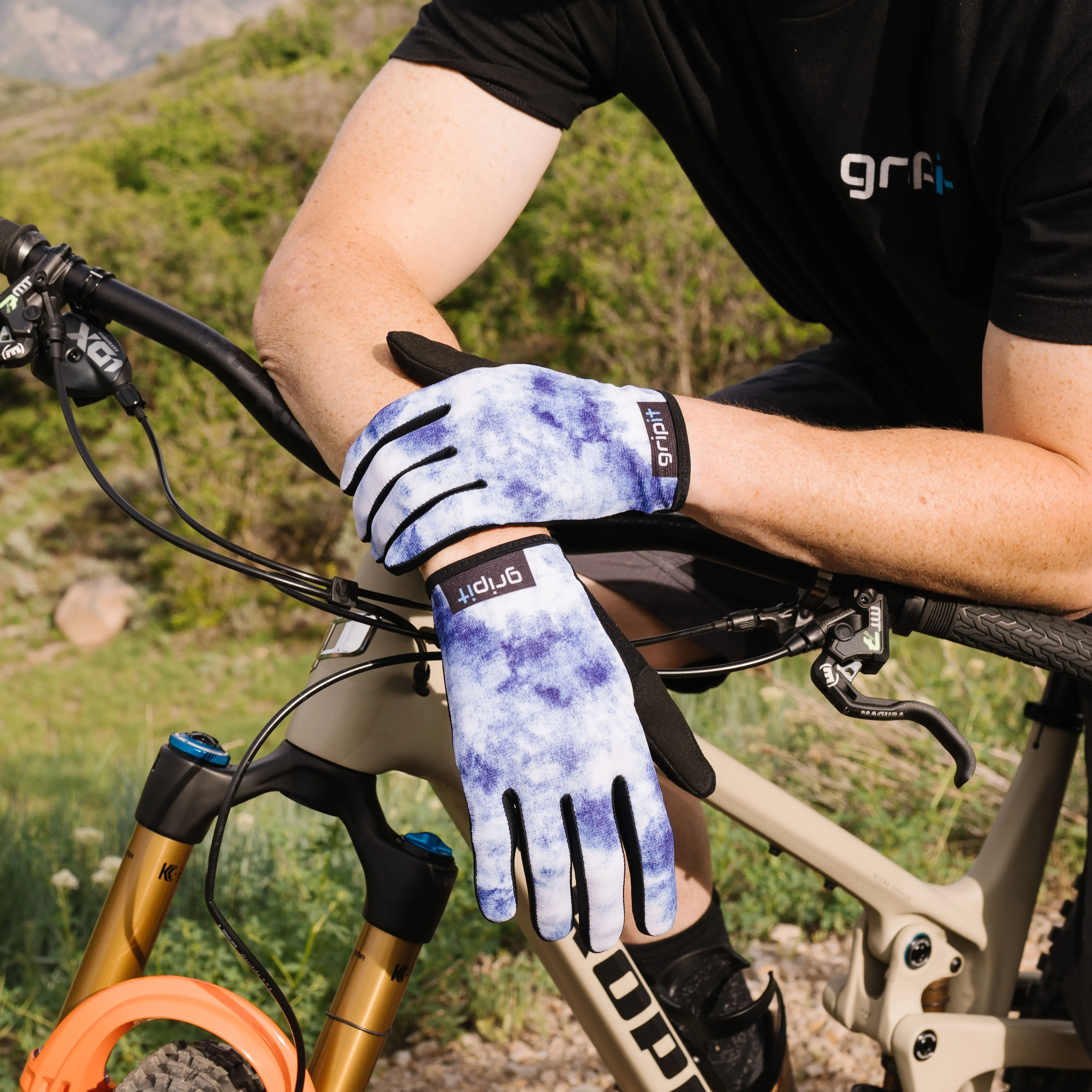 Blue Tie-Dye | All Ride Glove