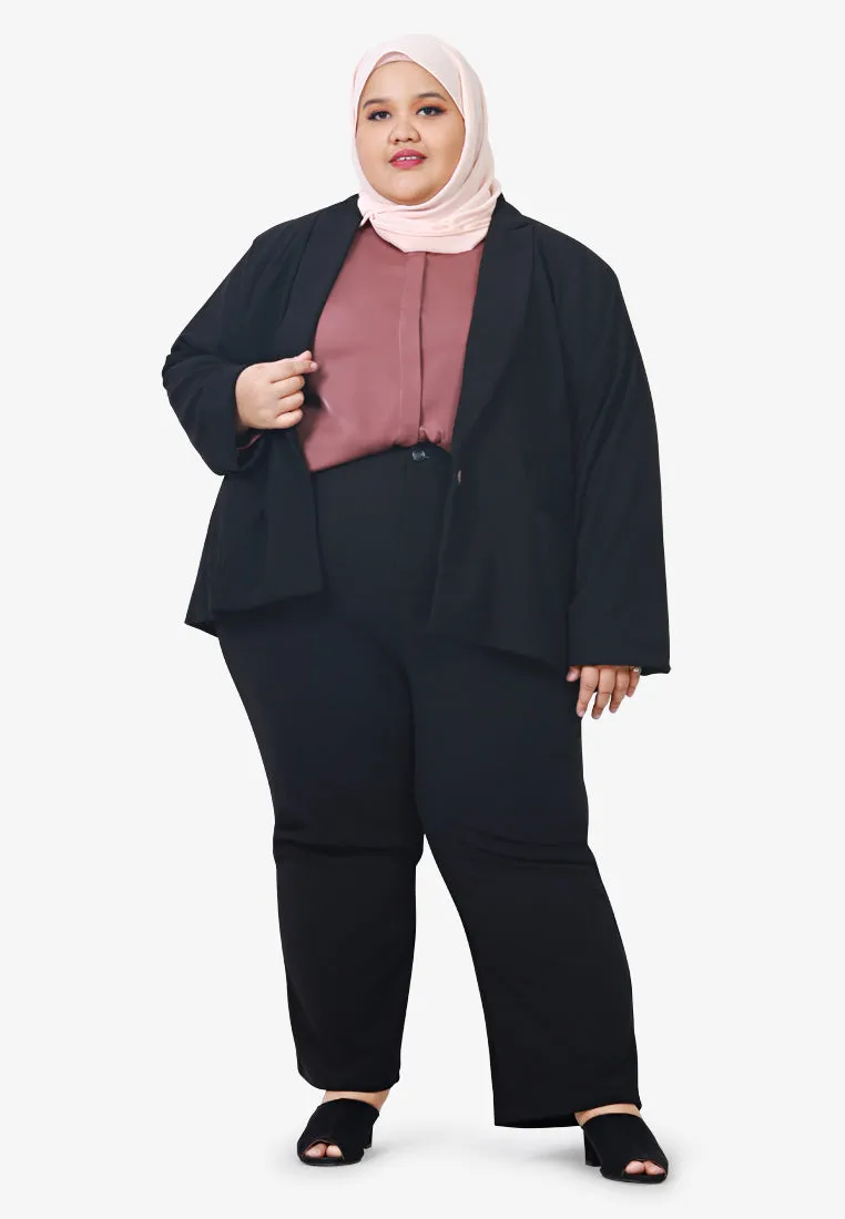 Blume Premium Iron-less Work Blazer - Black