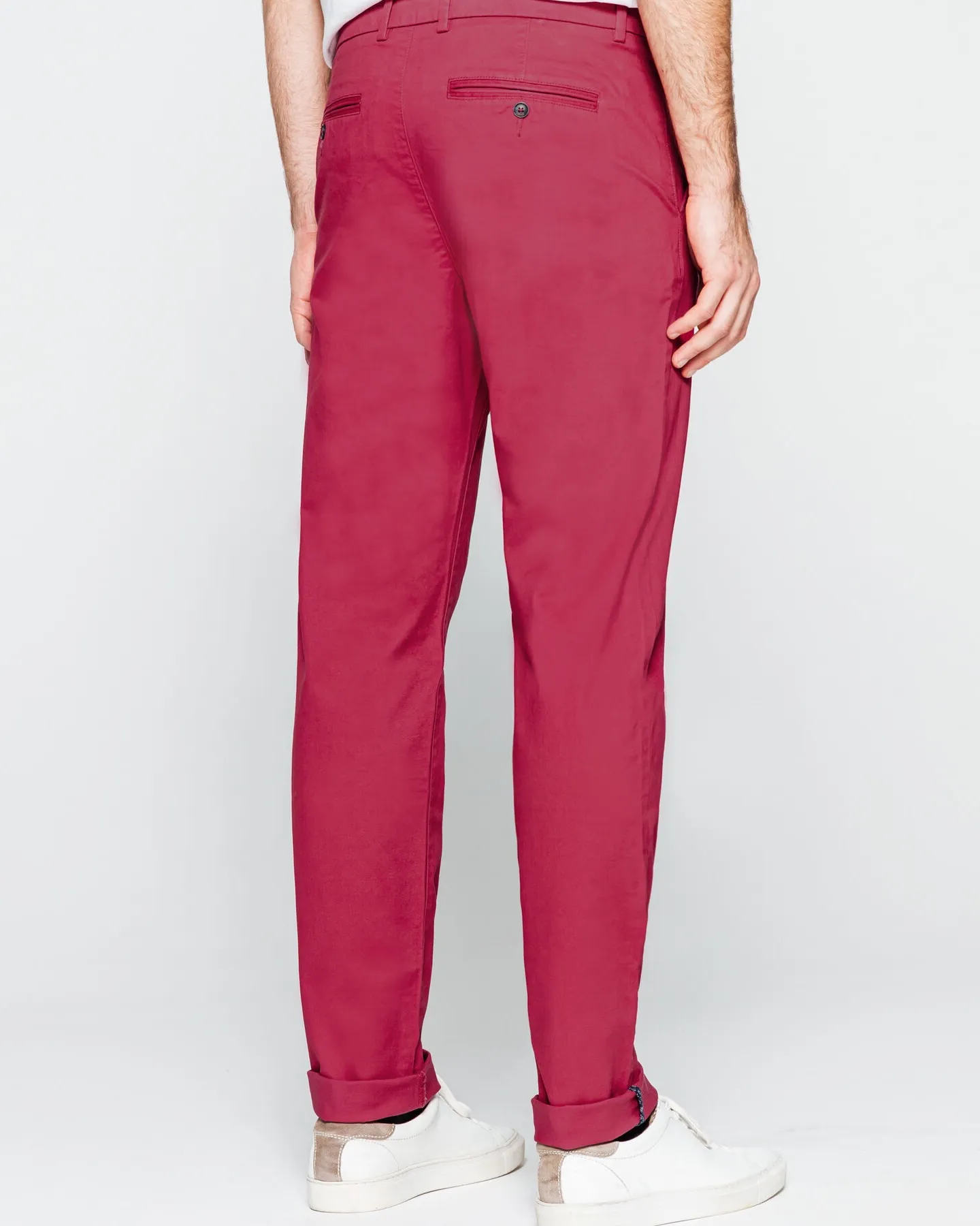 BRICE° Straight-cut chinos - Raspberry