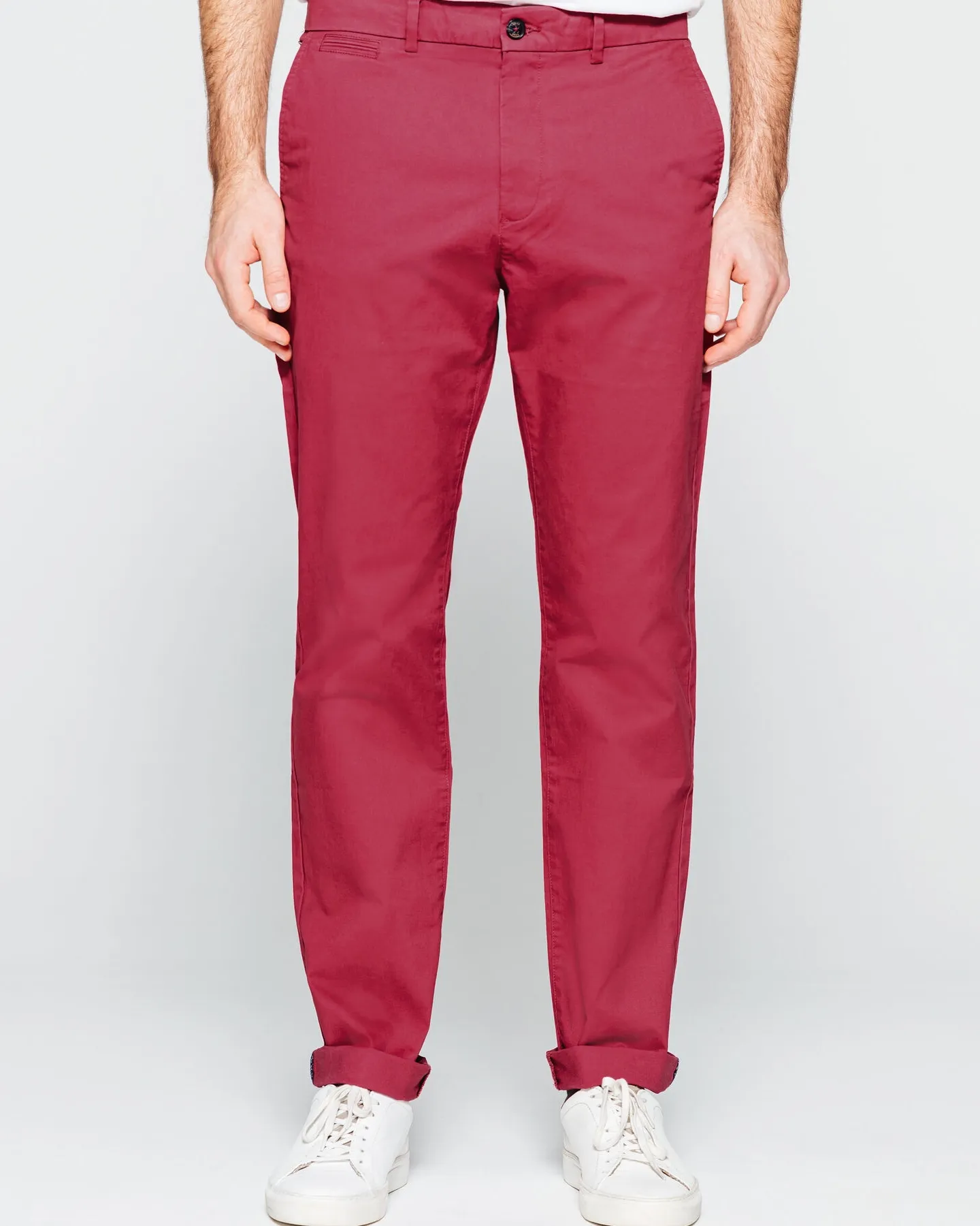 BRICE° Straight-cut chinos - Raspberry