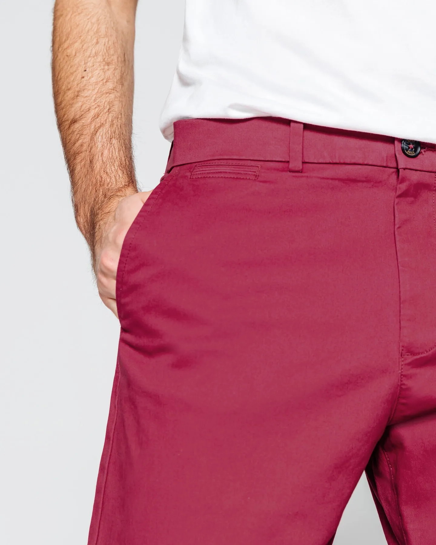 BRICE° Straight-cut chinos - Raspberry