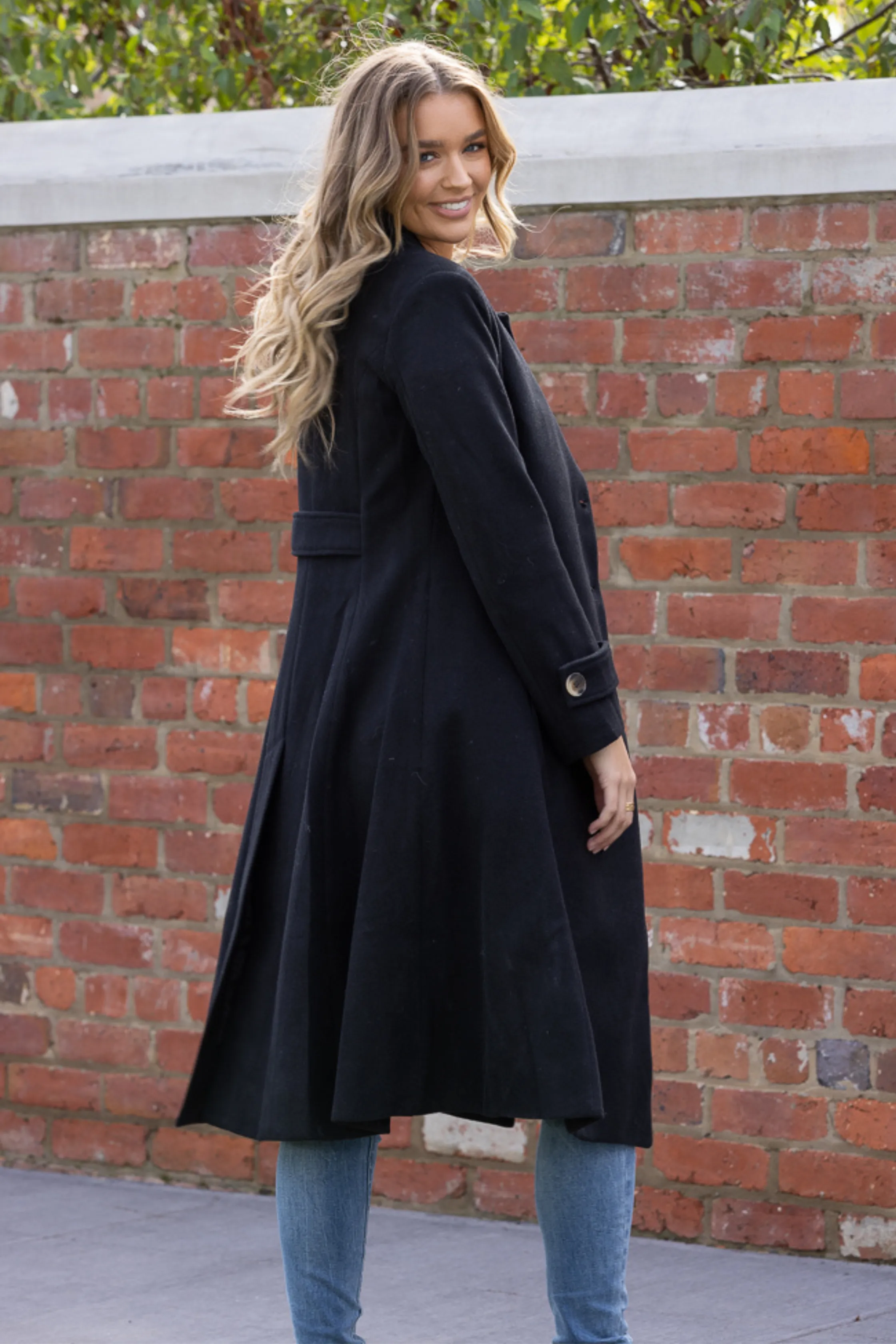 BRIDGETTE COAT - Black