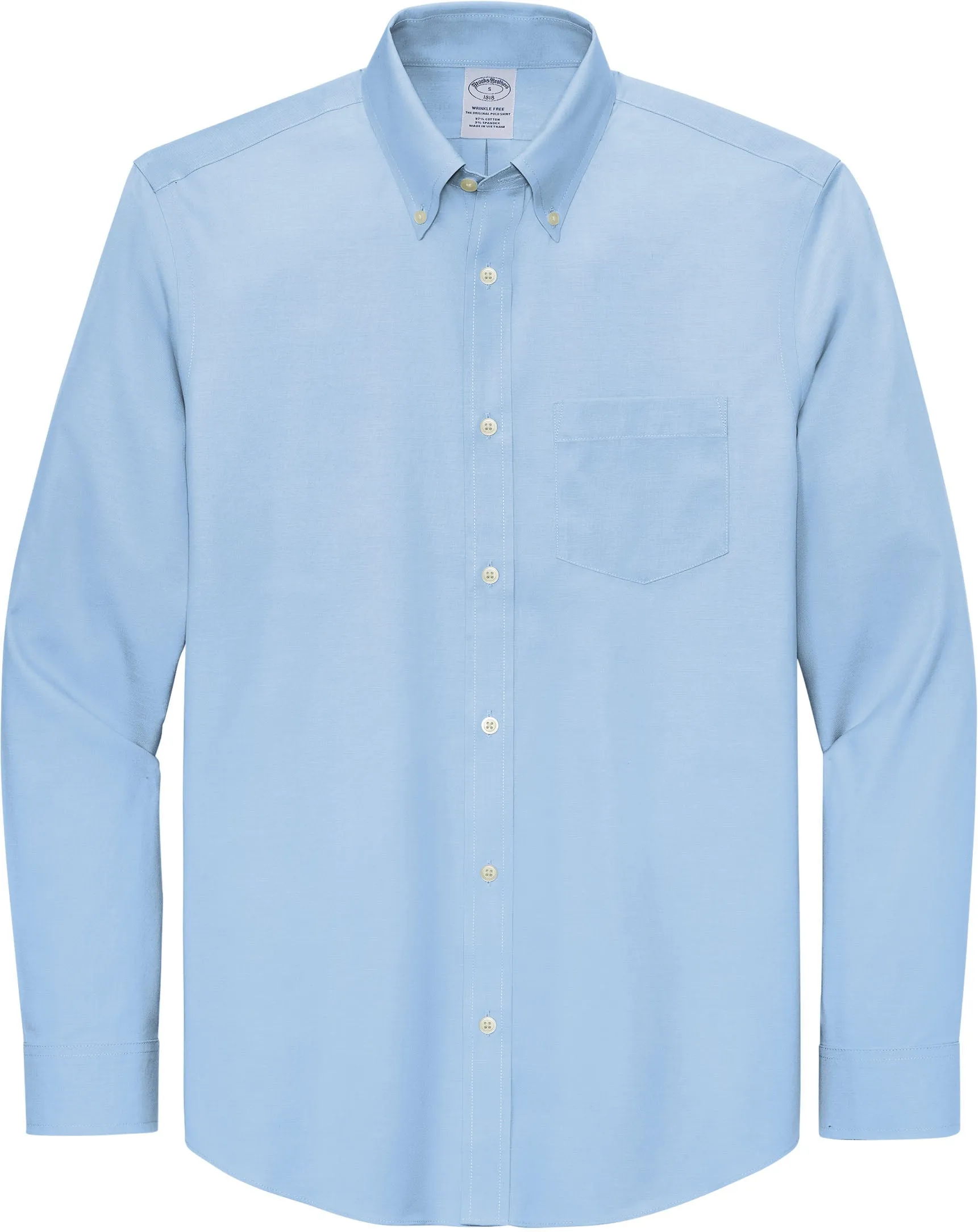 Brooks Brothers Wrinkle-Free Stretch Pinpoint Shirt