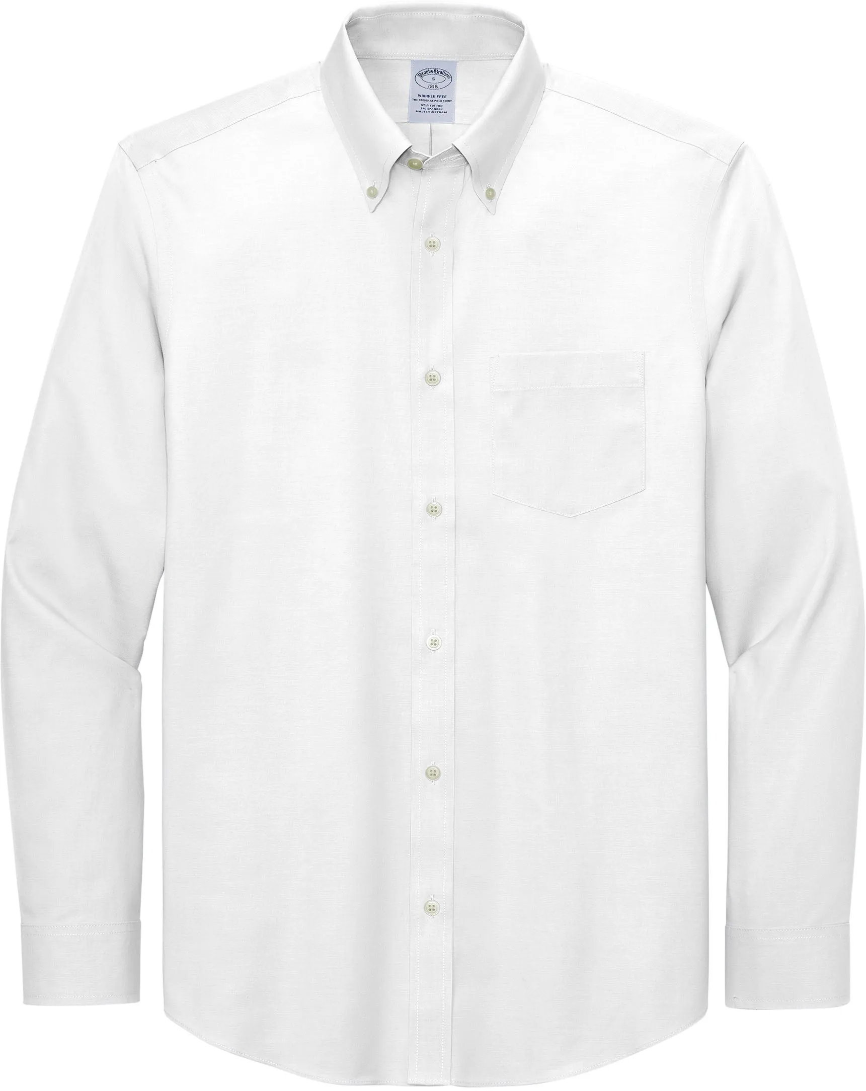 Brooks Brothers Wrinkle-Free Stretch Pinpoint Shirt