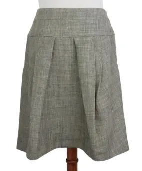 Brunello Cucinelli Grey Cotton Skirt sz 8