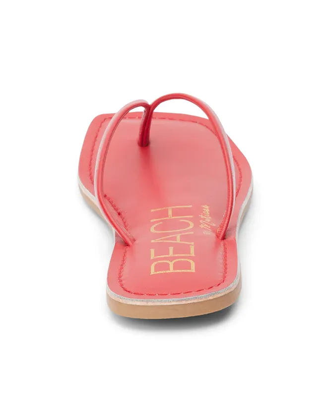 Bungalow Sandal in Red