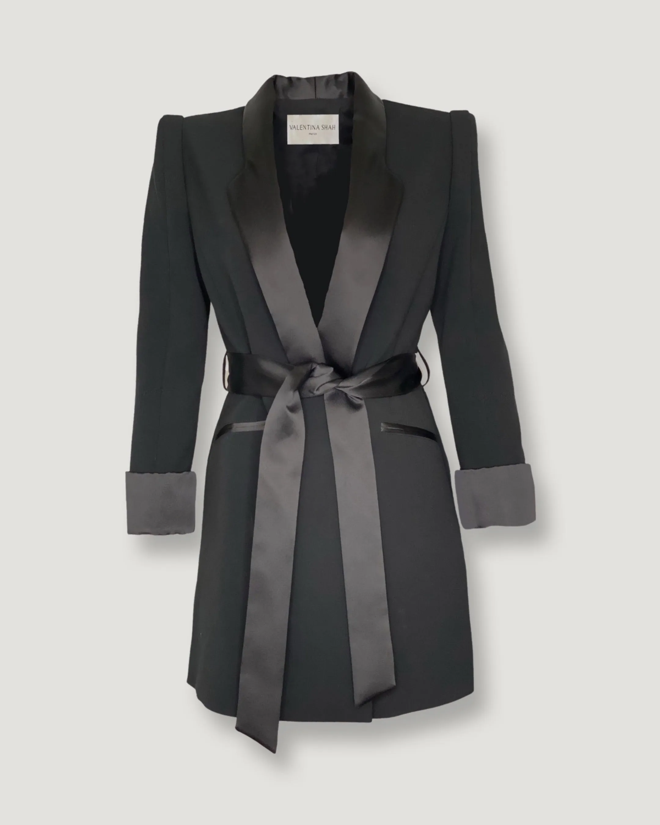 CARLOTTA BLAZER DRESS- BLACK