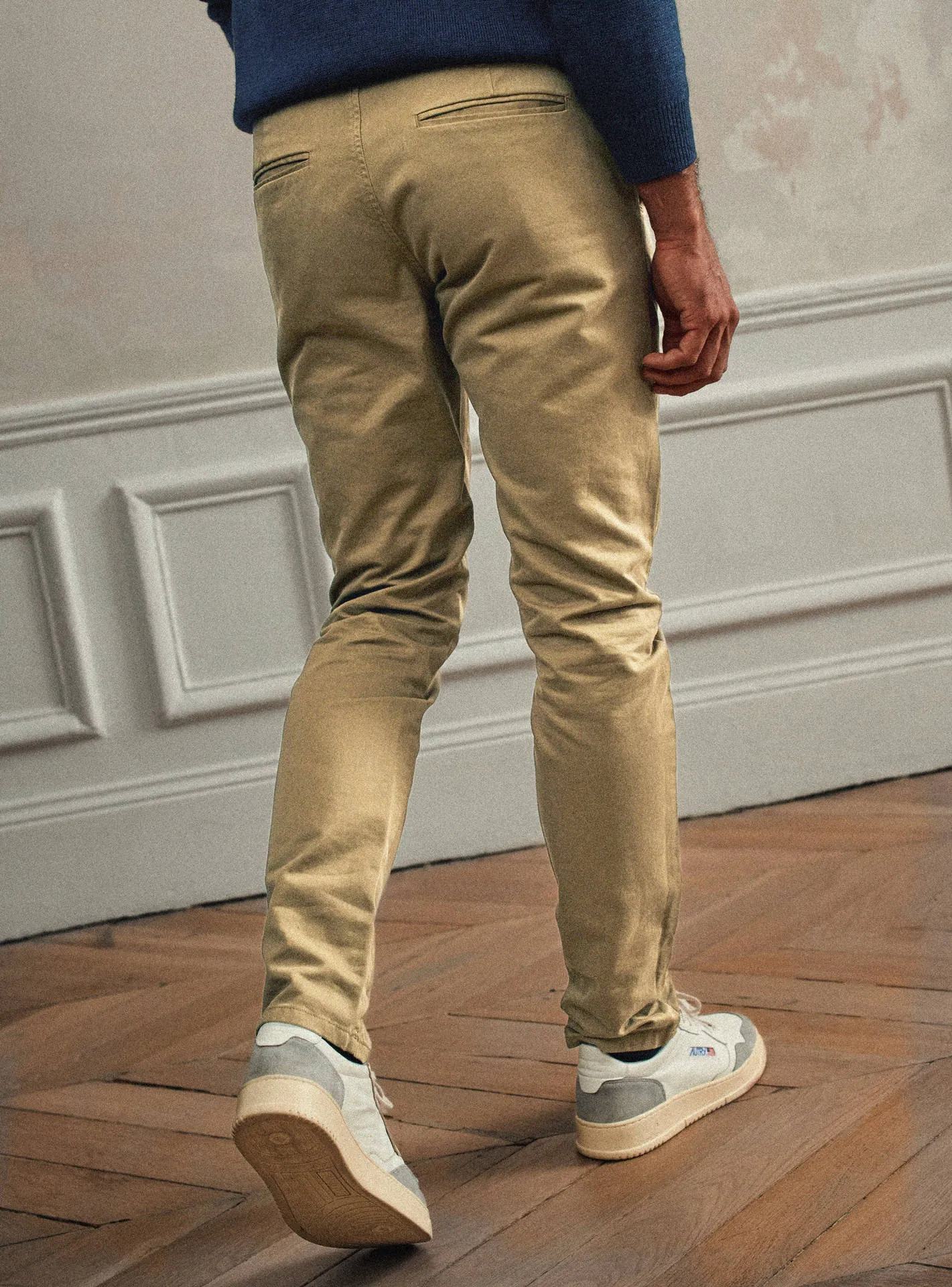 Chino Ajusté Charles Sienna Beige