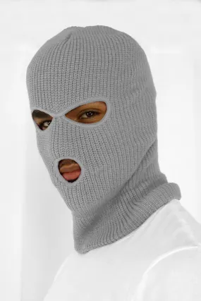 Classic Full Face Balaclava Mask (Grey)