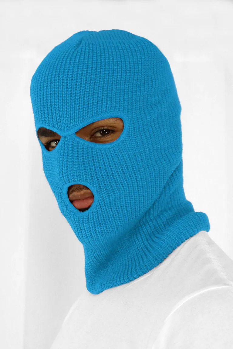 Classic Full Face Balaclava Mask (Sky Blue)