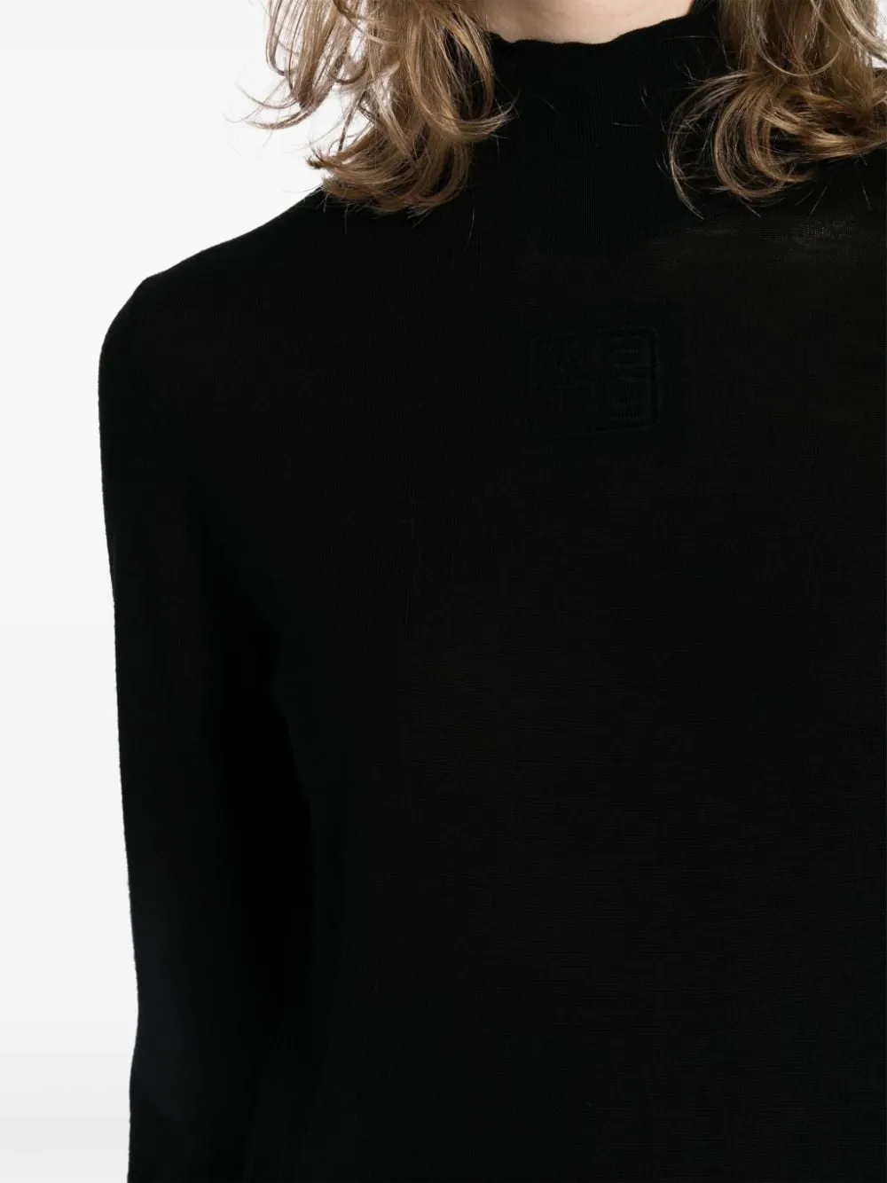 CLASSIC LONG SLEEVE TURTLENECK W/ EMBOSSED LOGO