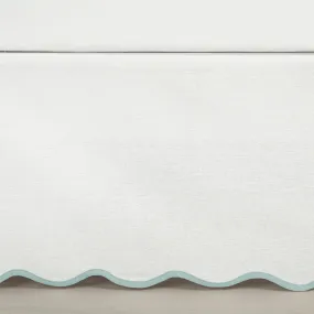 Coastal Chic Scalloped Edge Bed Skirt