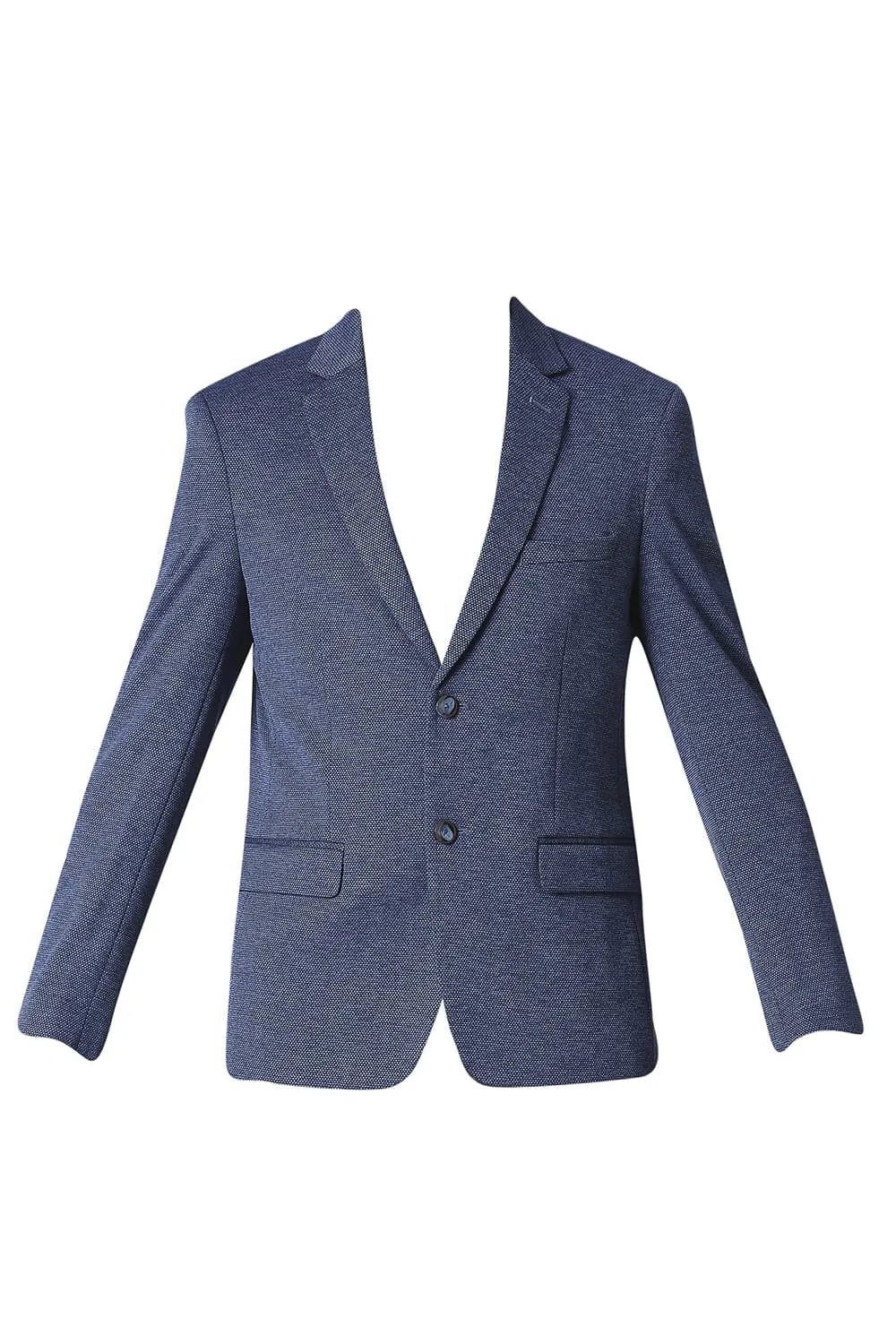 Comfort Fit Honeycomb Knit Blazers