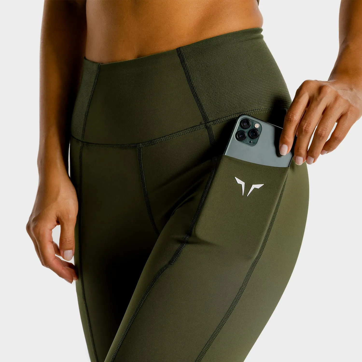 Core Leggings - 7/8 - Khaki