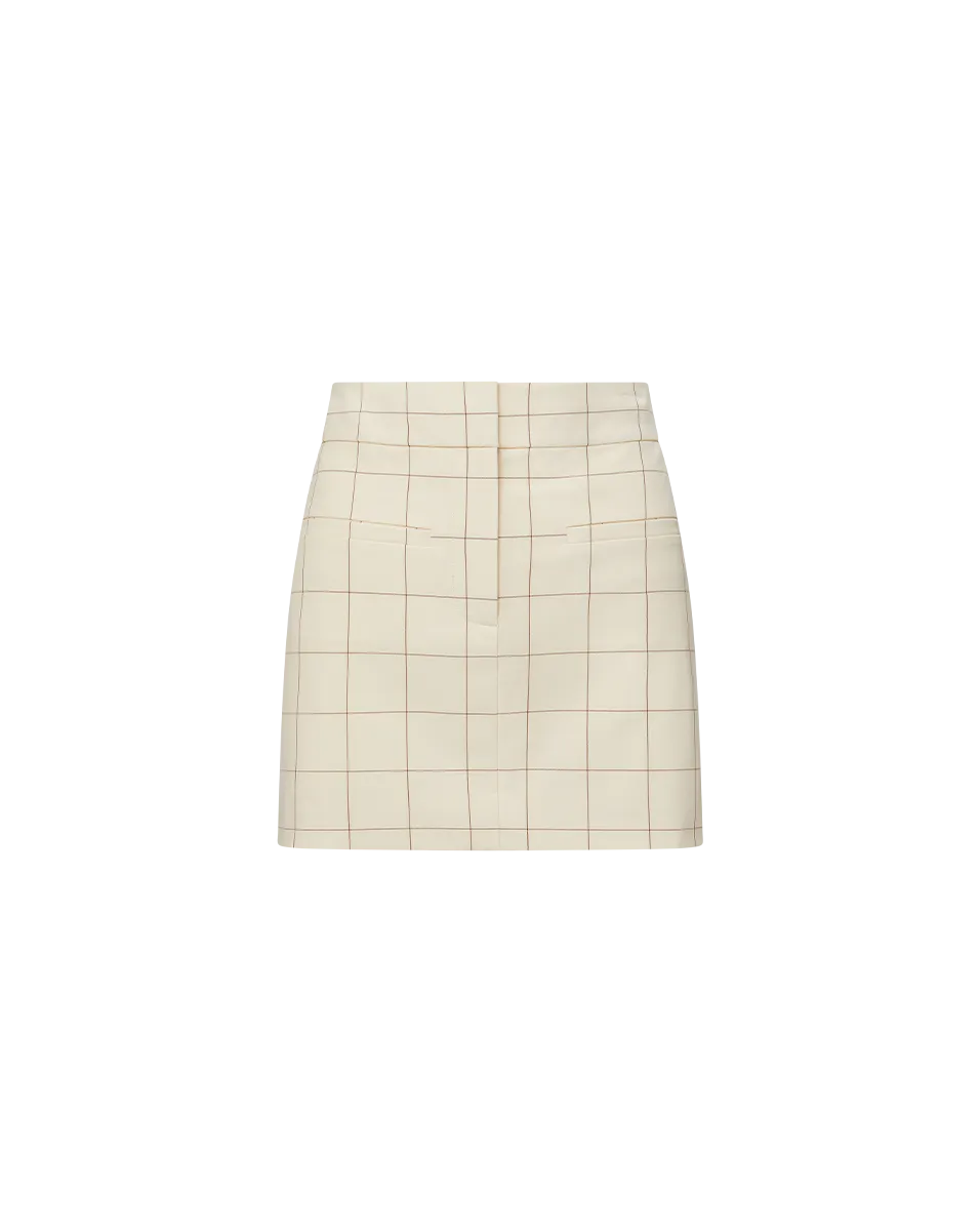 Elara Plaid Skirt