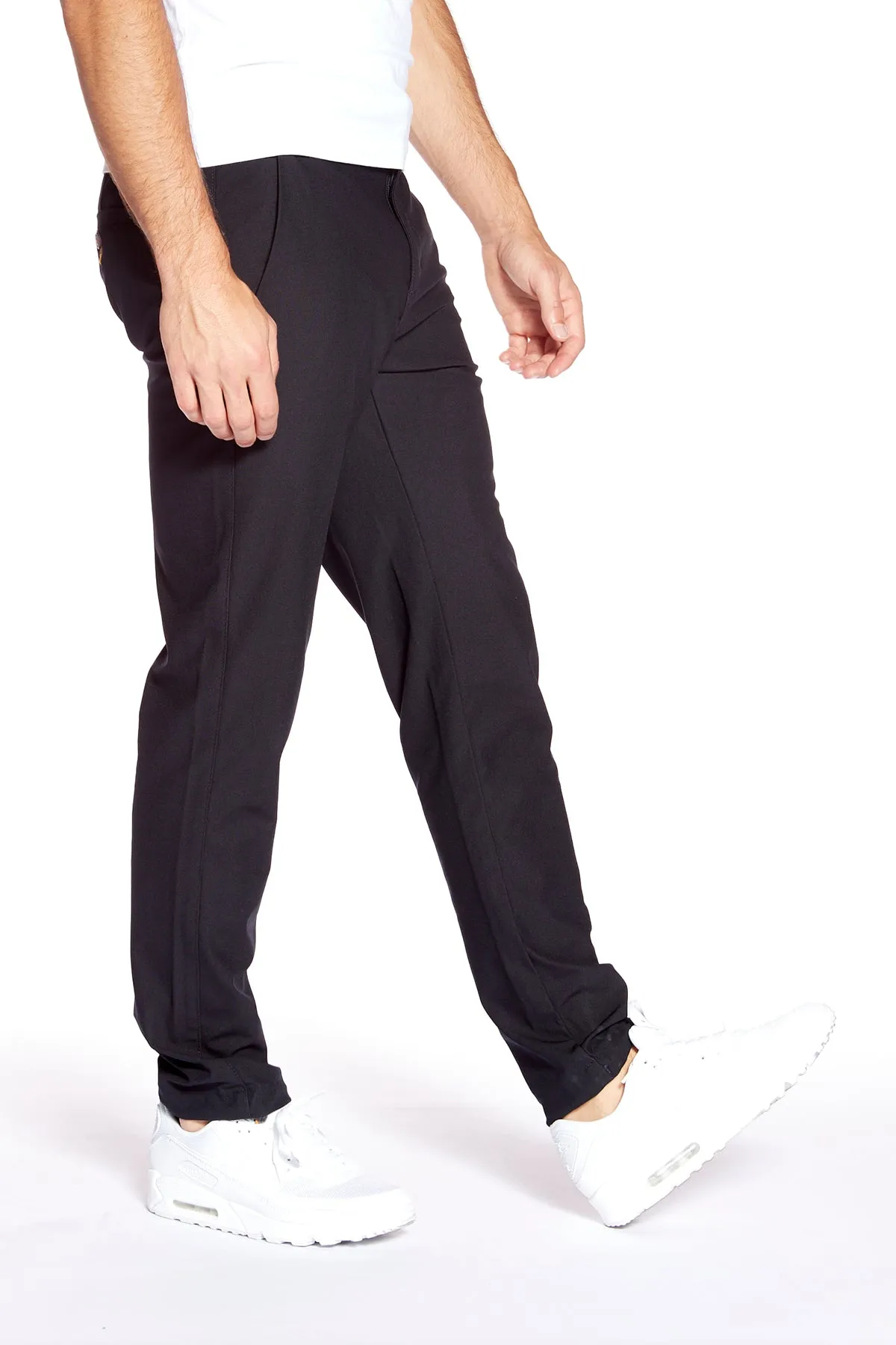 ELTON -  Slim Fit Chinos (Convertible Joggers) - Dark Navy