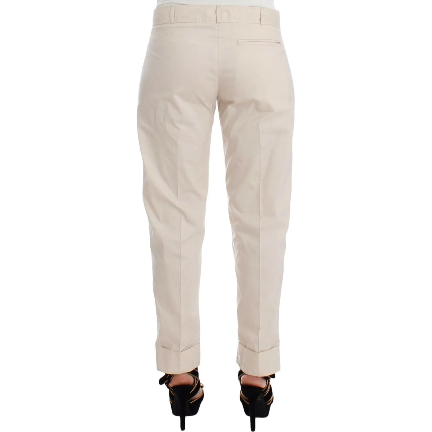 Ermanno Scervino Chic Beige Chino Pants - Elegance Redefined