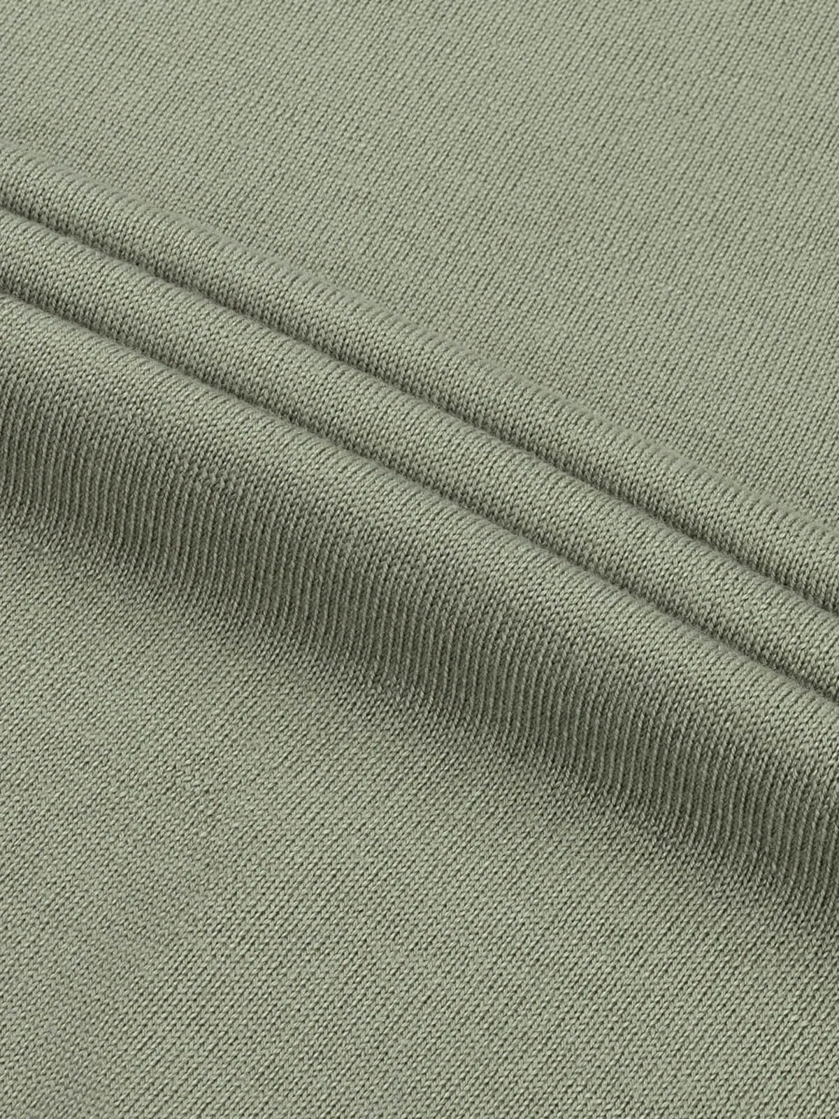 Extrafine Merino Crew Neck Sweater Litchen Green