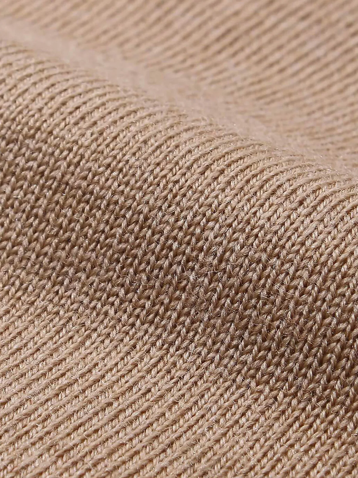 Extrafine Merino Rollneck Beige