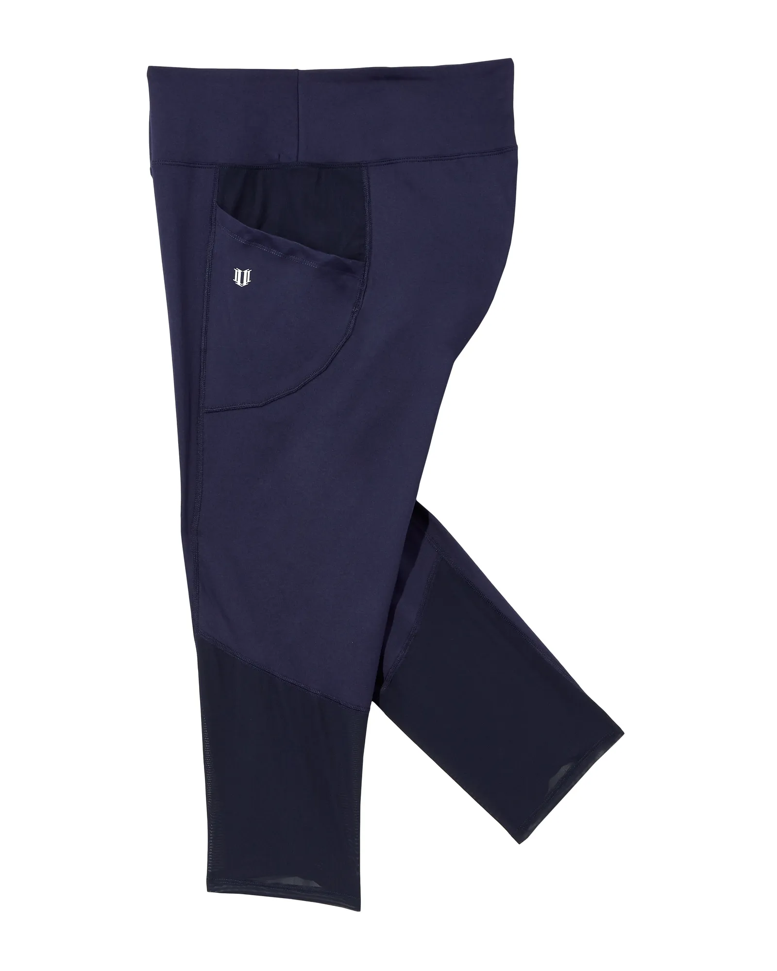 Fairfield Capri Tights with Mesh Details | Navy