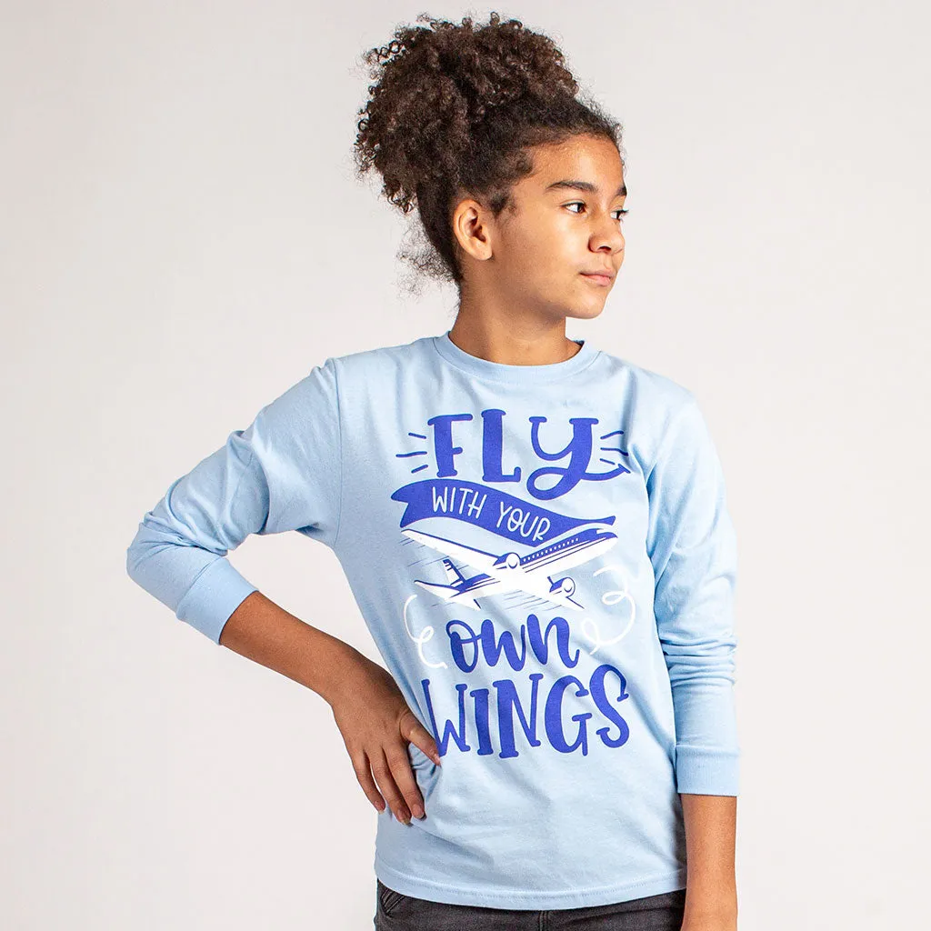 “Fly With Your Own Wings” Long Sleeve Shirt from Free to Be Kids