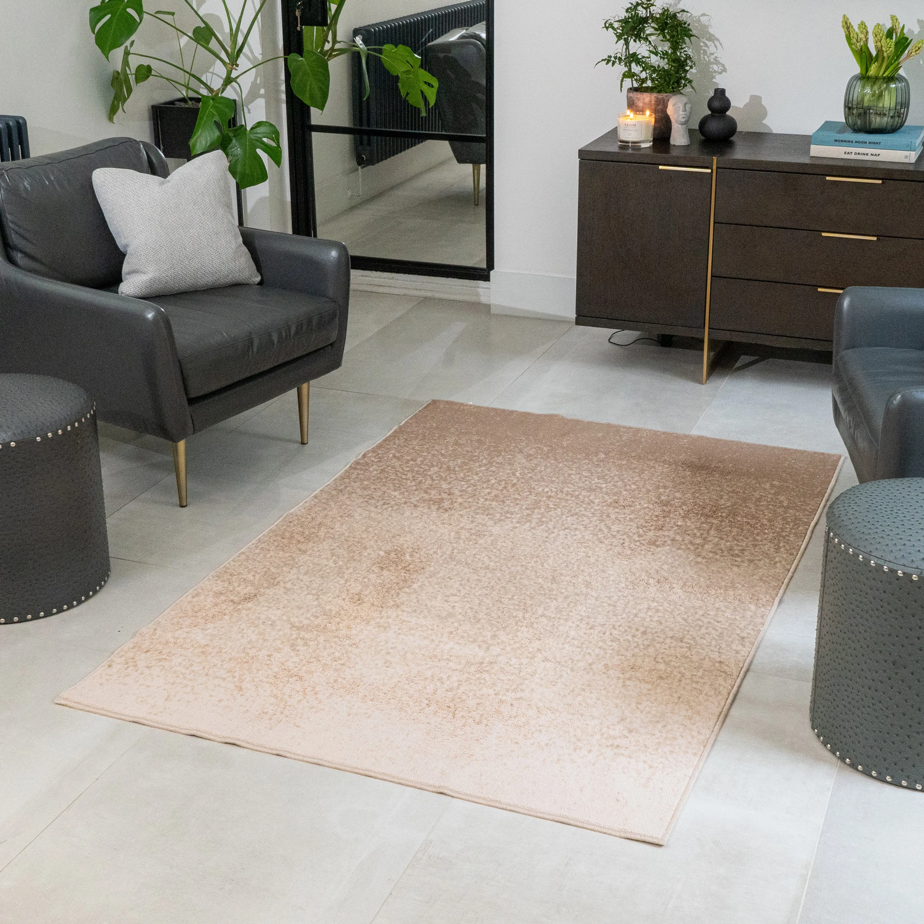 Fusion Lex Washable Rug - Natural