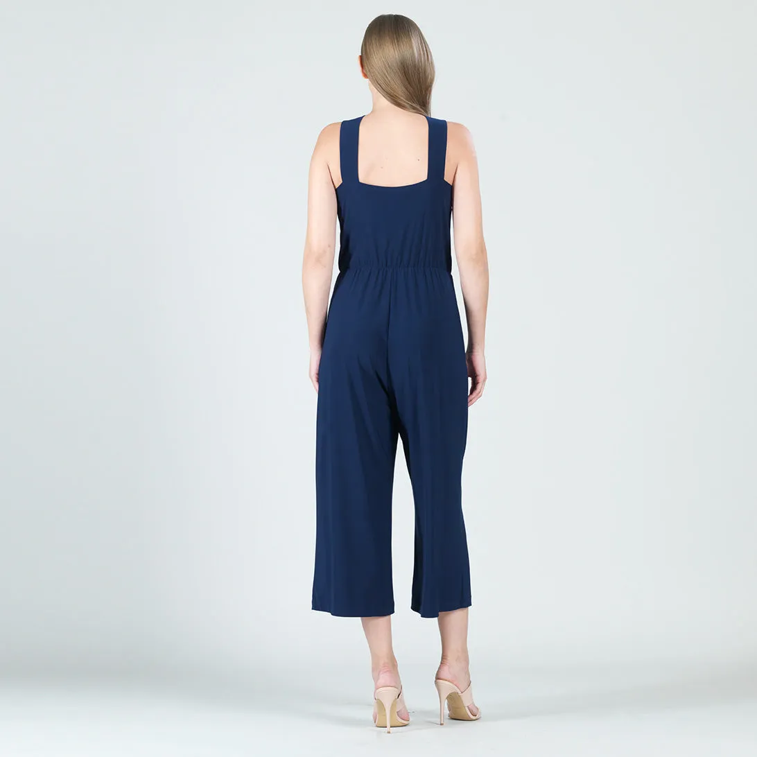 Grecian Halter Pocket Jumpsuit - Navy - Final Sale!