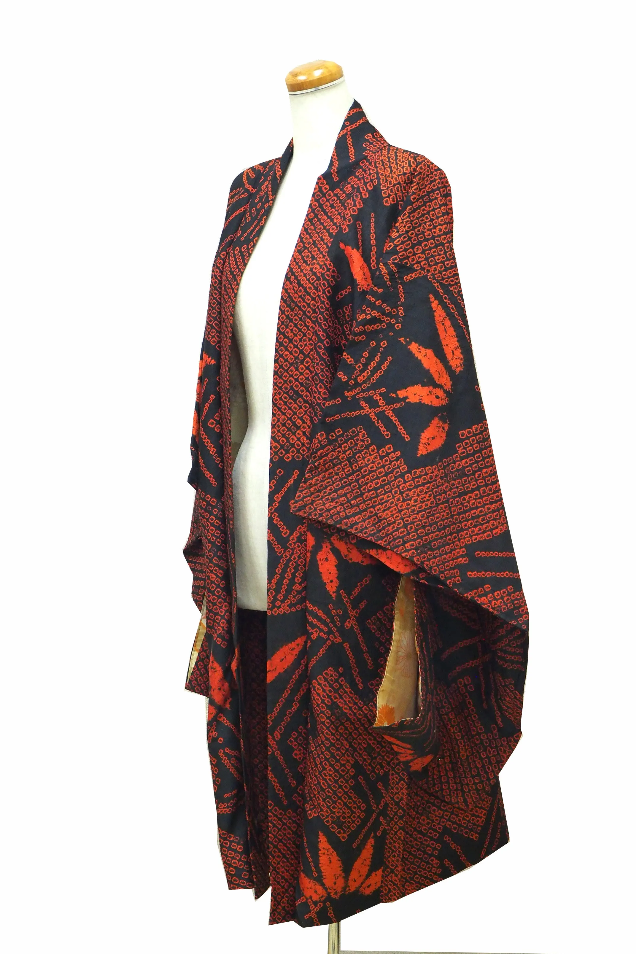 ha0002 haori - haorijJacket -   Japanese vintage jacket silk